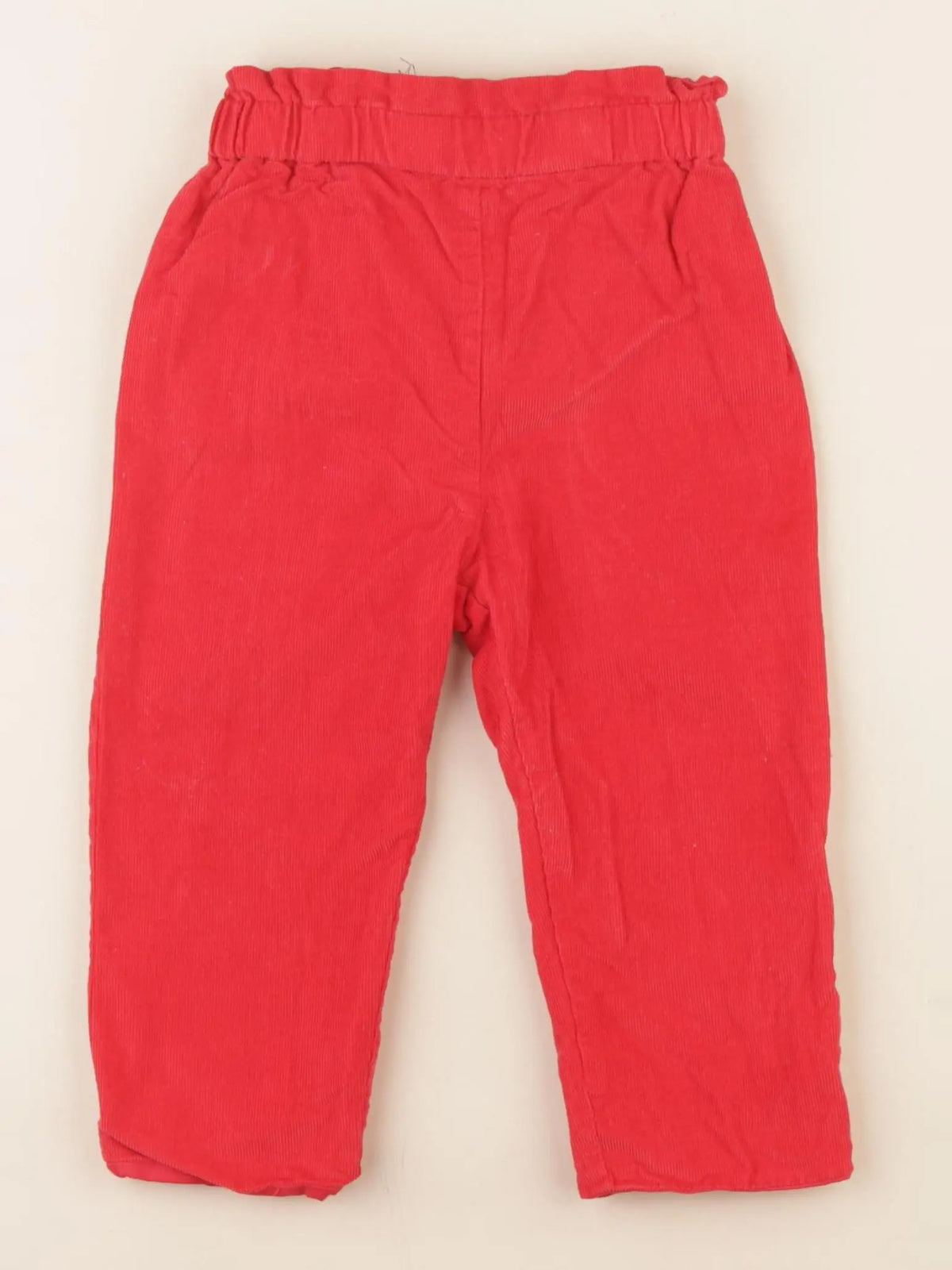 Jacadi - pantalon rouge - 24 mois