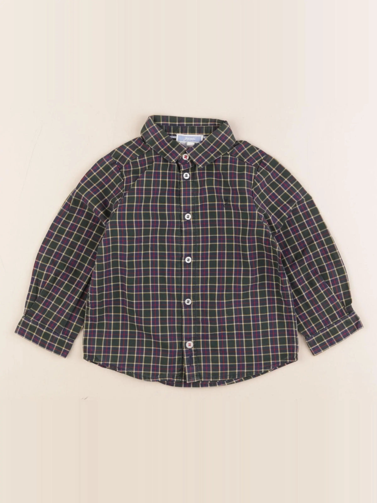 Jacadi - chemise vert, bleu - 24 mois