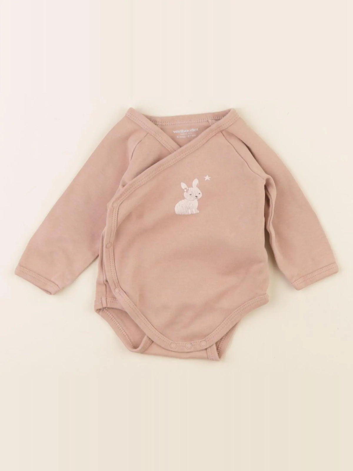 Vertbaudet - body rose - 6 mois