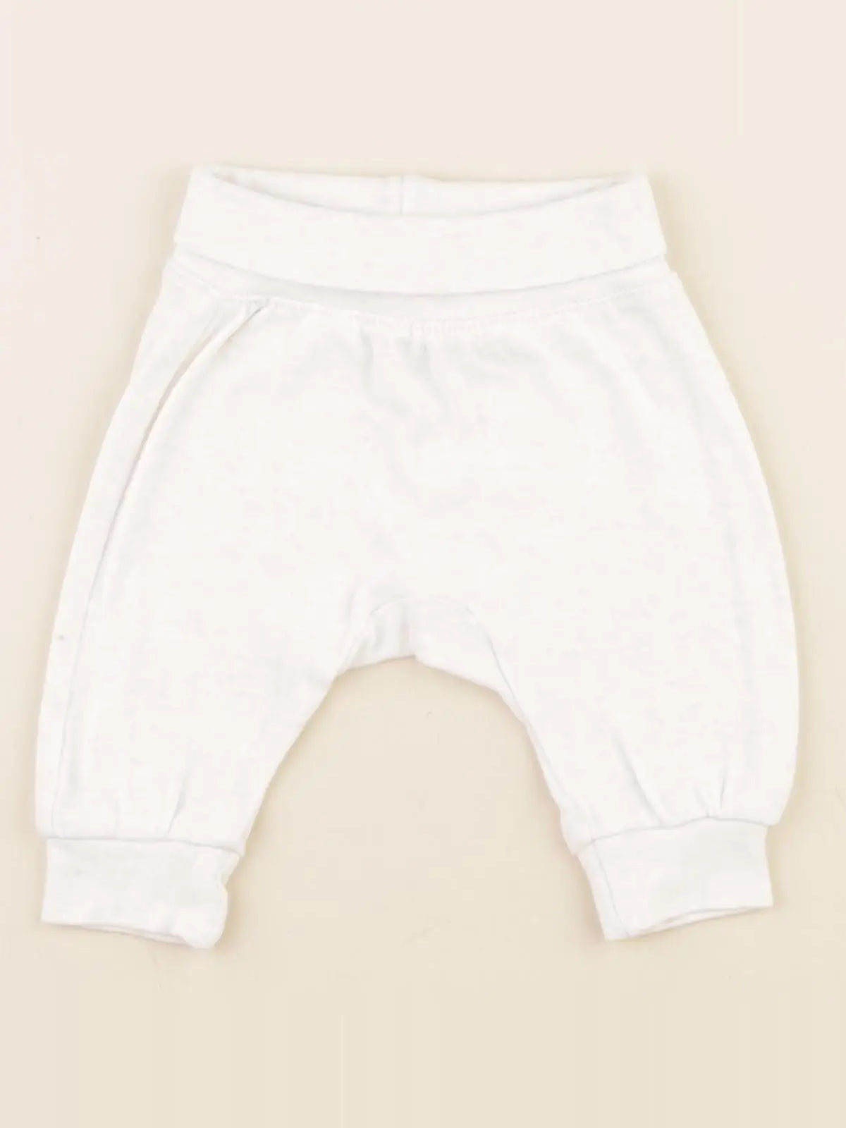 H&M - sarouel blanc - 1/2 mois
