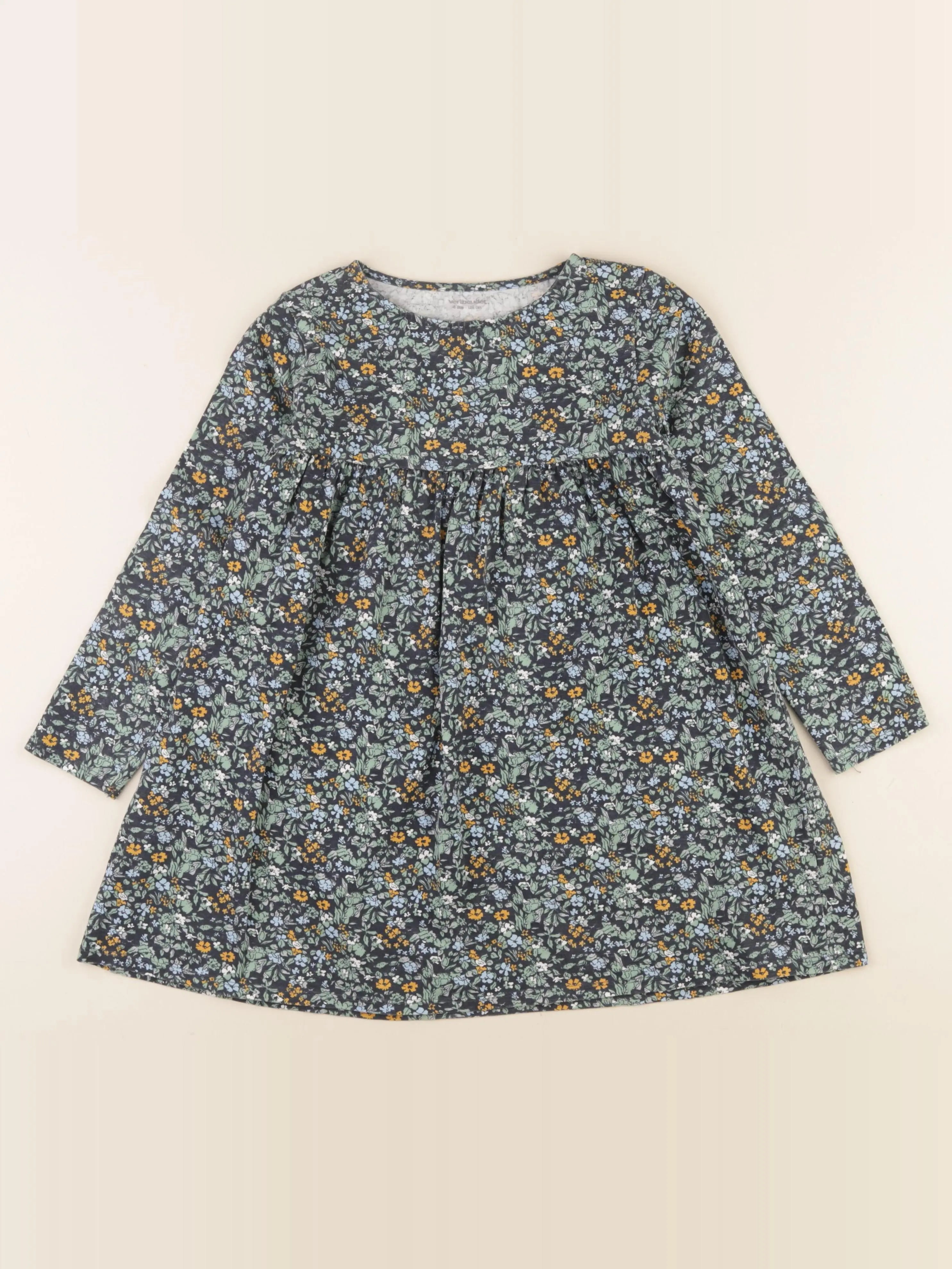 Vertbaudet - robe multicolore - 6 ans