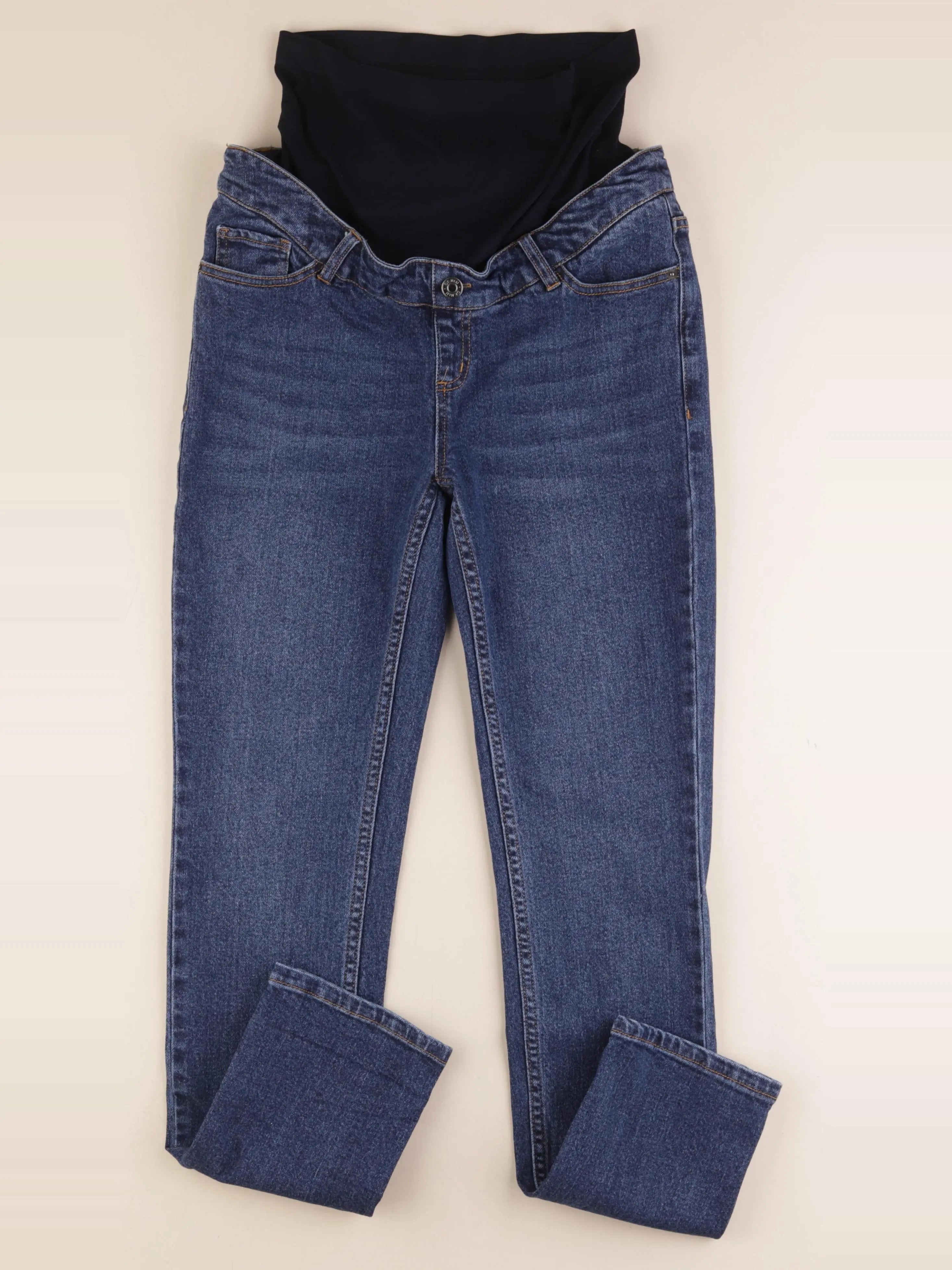 Envie de fraise - jean grossesse bleu - 36