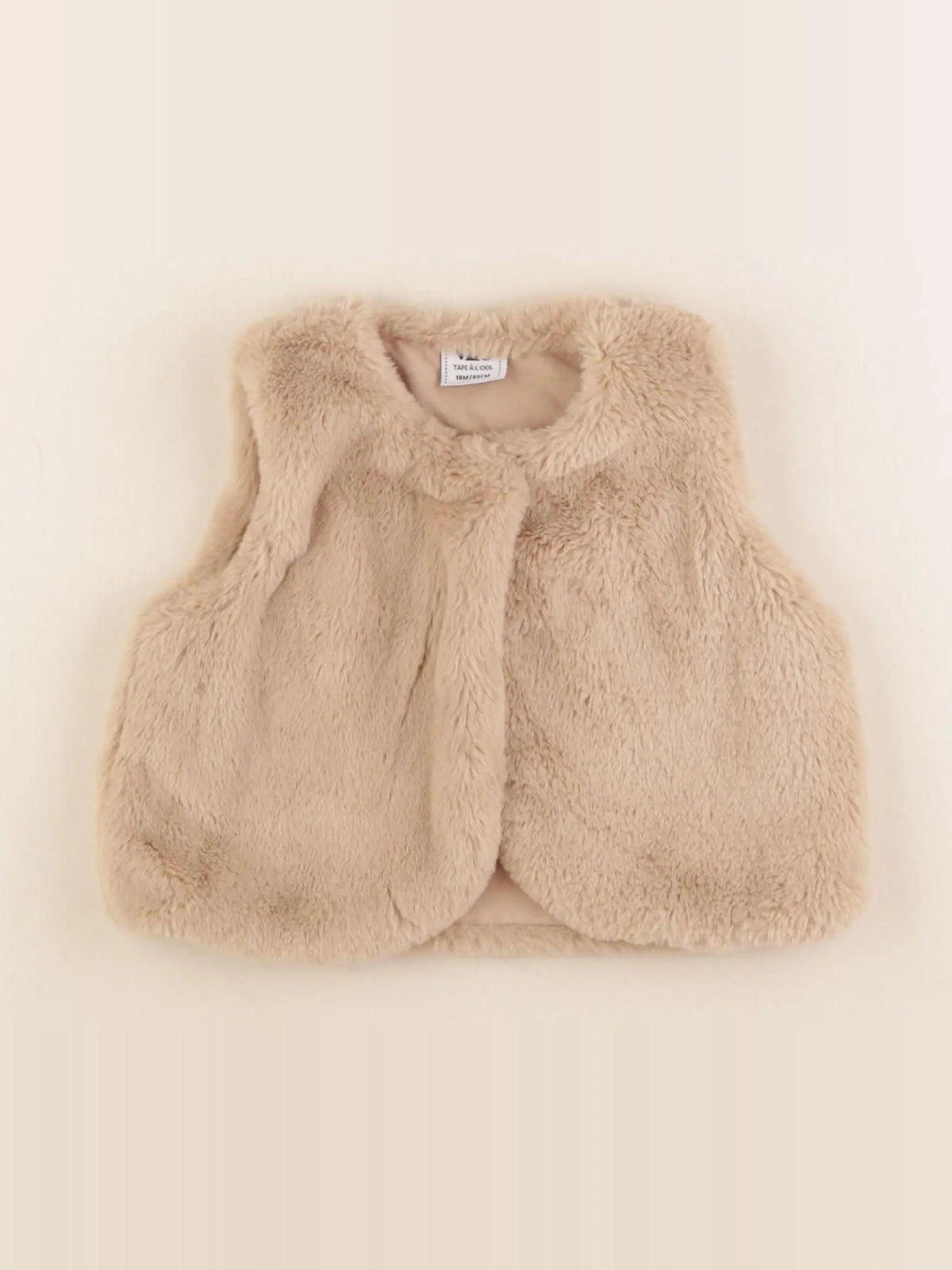 Tape à l'oeil - gilet marron - 18 mois