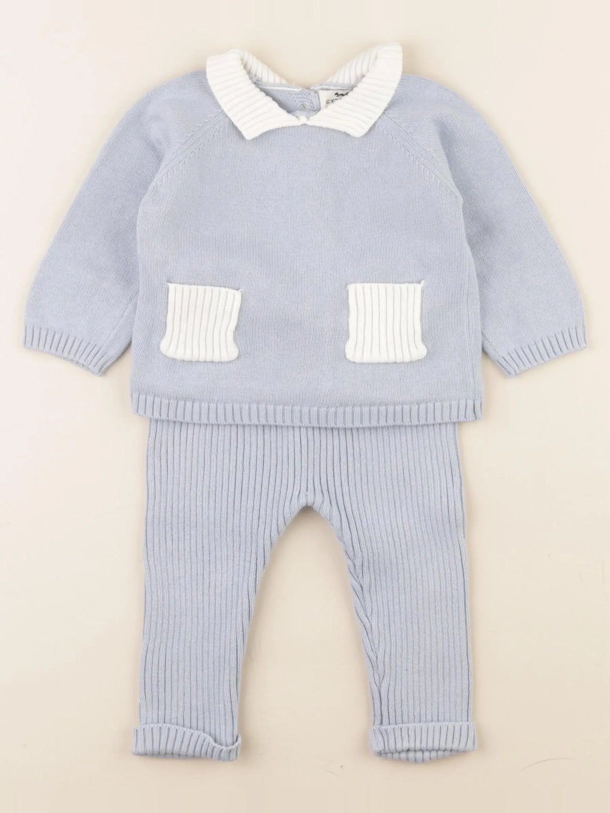 Cyrillus - ensemble bleu - 6 mois