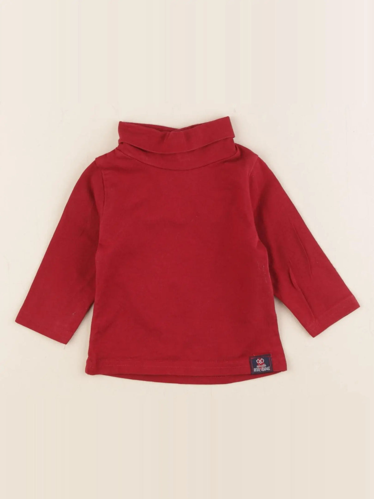Tape à l'oeil - sous-pull rouge - 3 mois