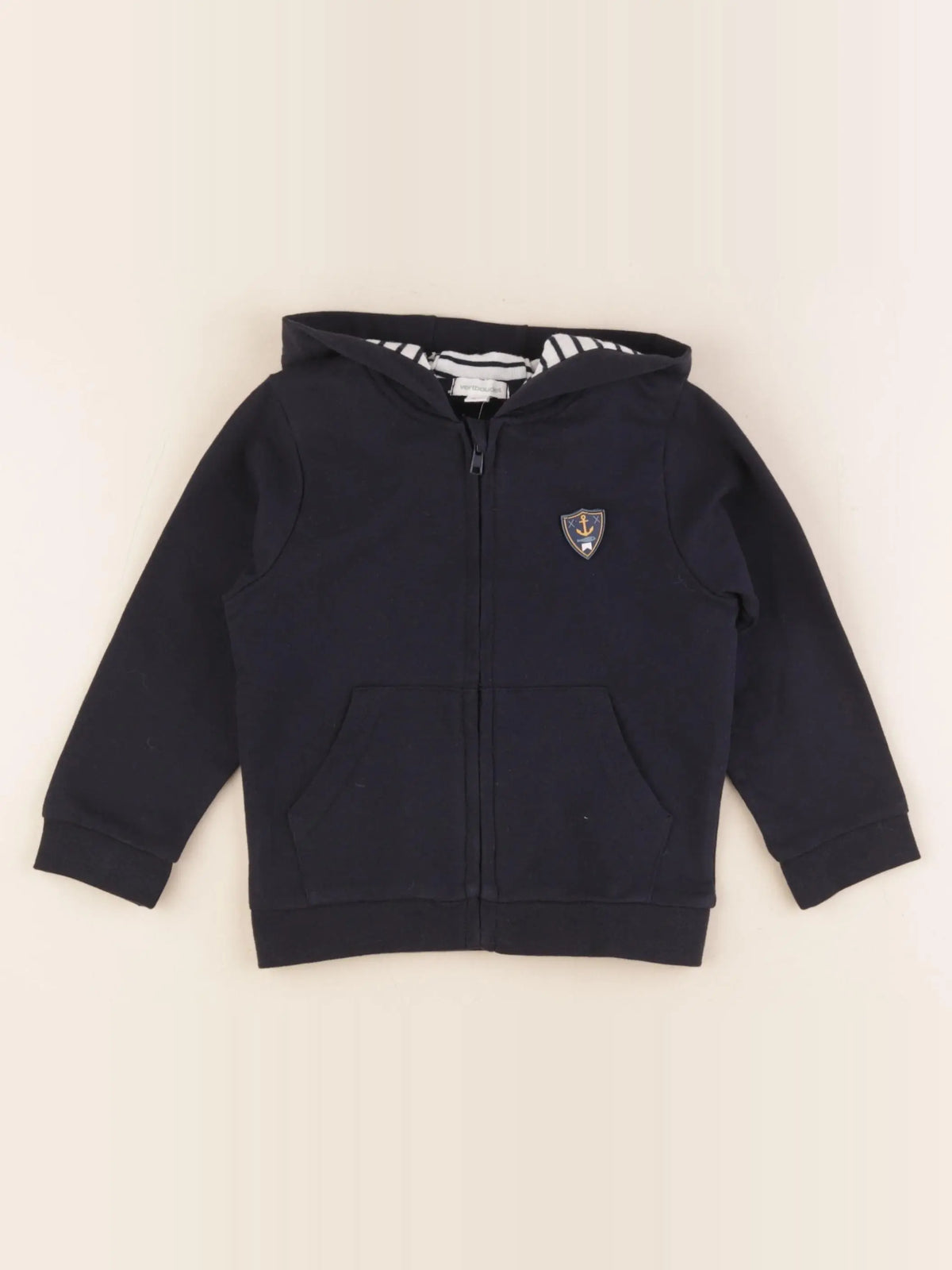 Vertbaudet - sweat bleu - 24 mois