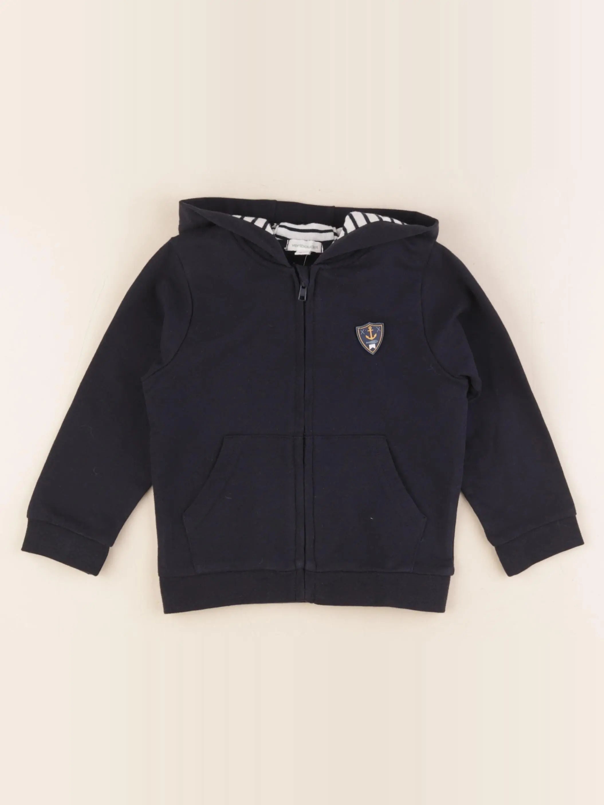 Vertbaudet - sweat bleu - 24 mois