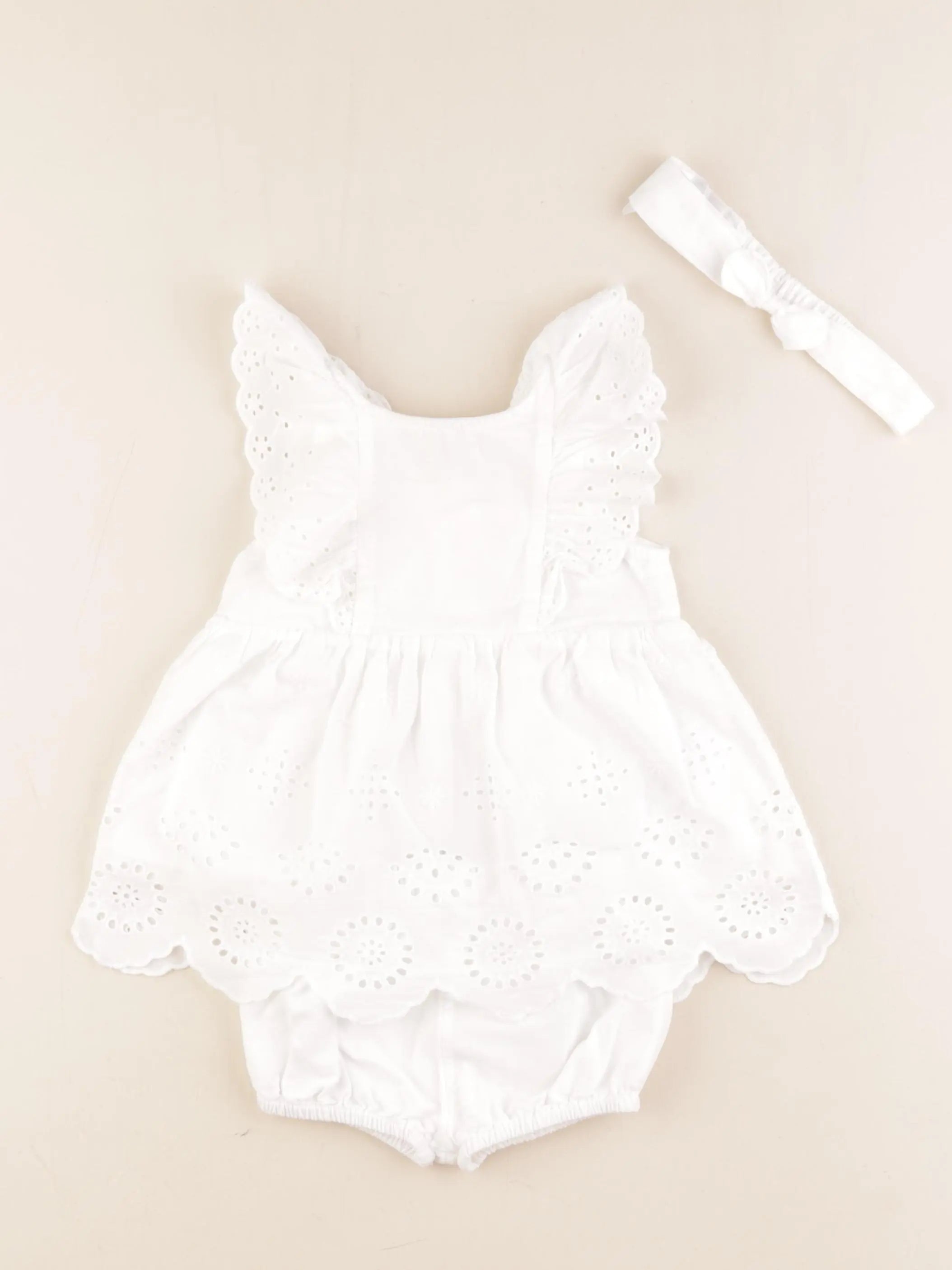 Vertbaudet - ensemble blanc - 9 mois