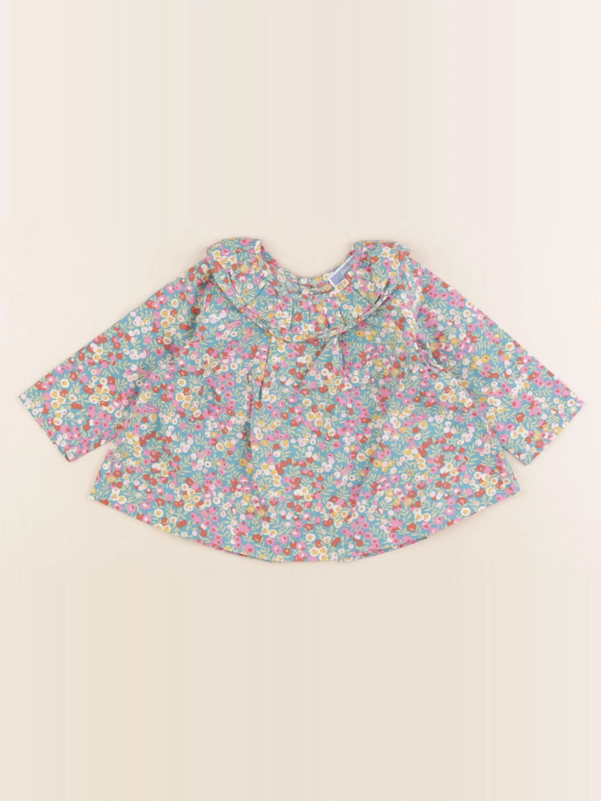 Jacadi - blouse liberty multicolore - 6 mois