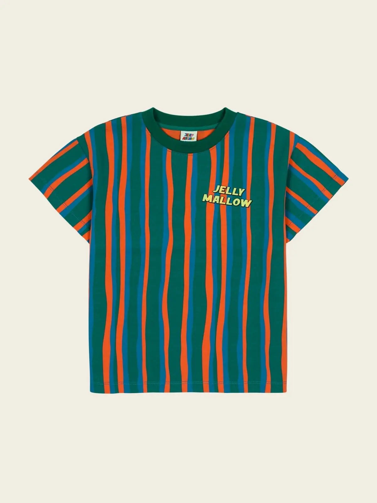 Tee-shirt vert, orange