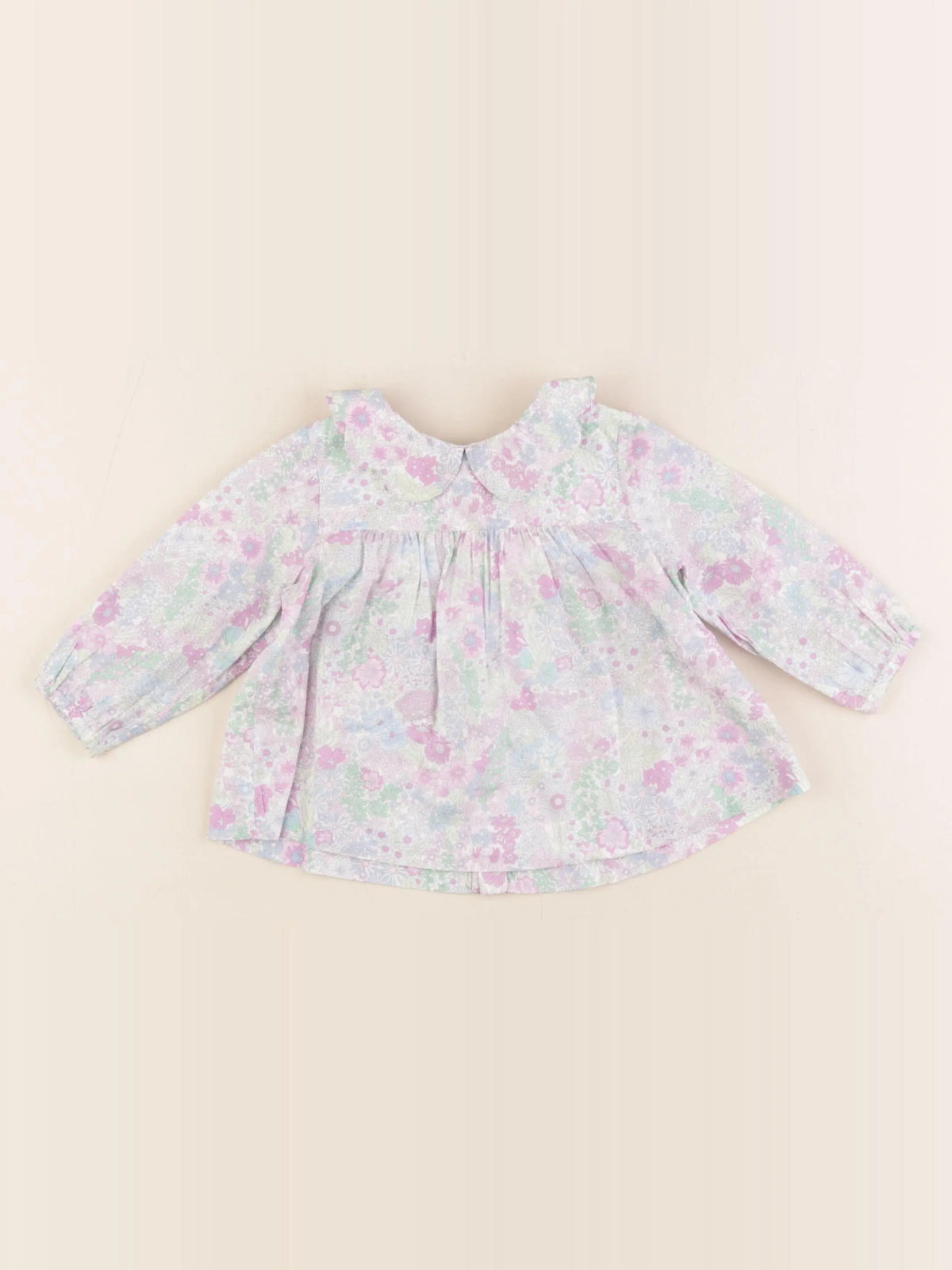 Jacadi - blouse liberty multicolore - 6 mois