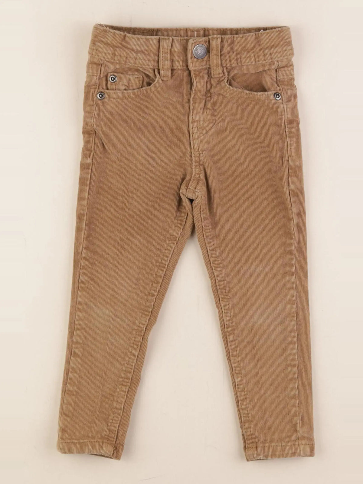Vertbaudet - pantalon marron - 2 ans