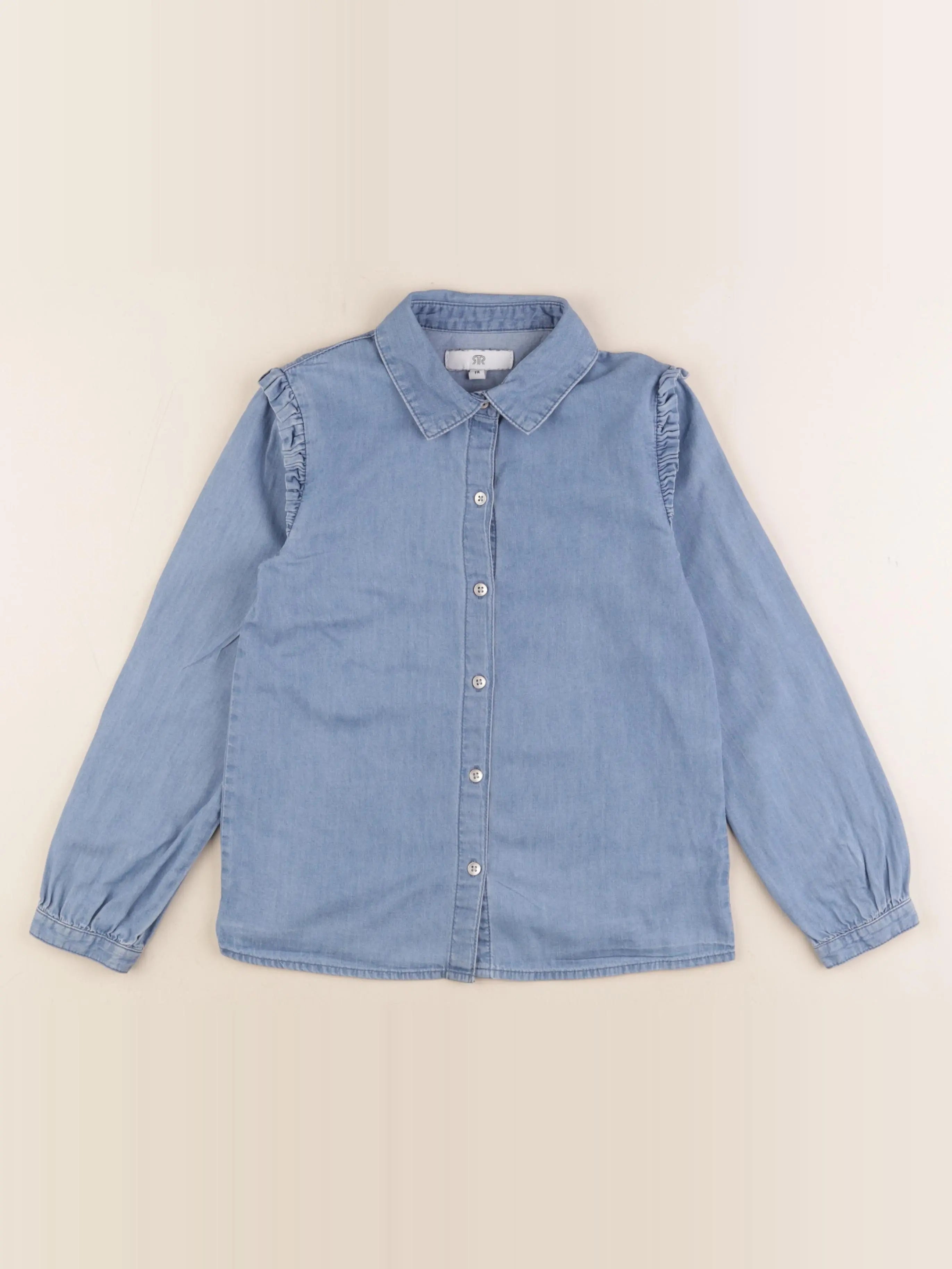 La Redoute - chemise bleu - 8 ans