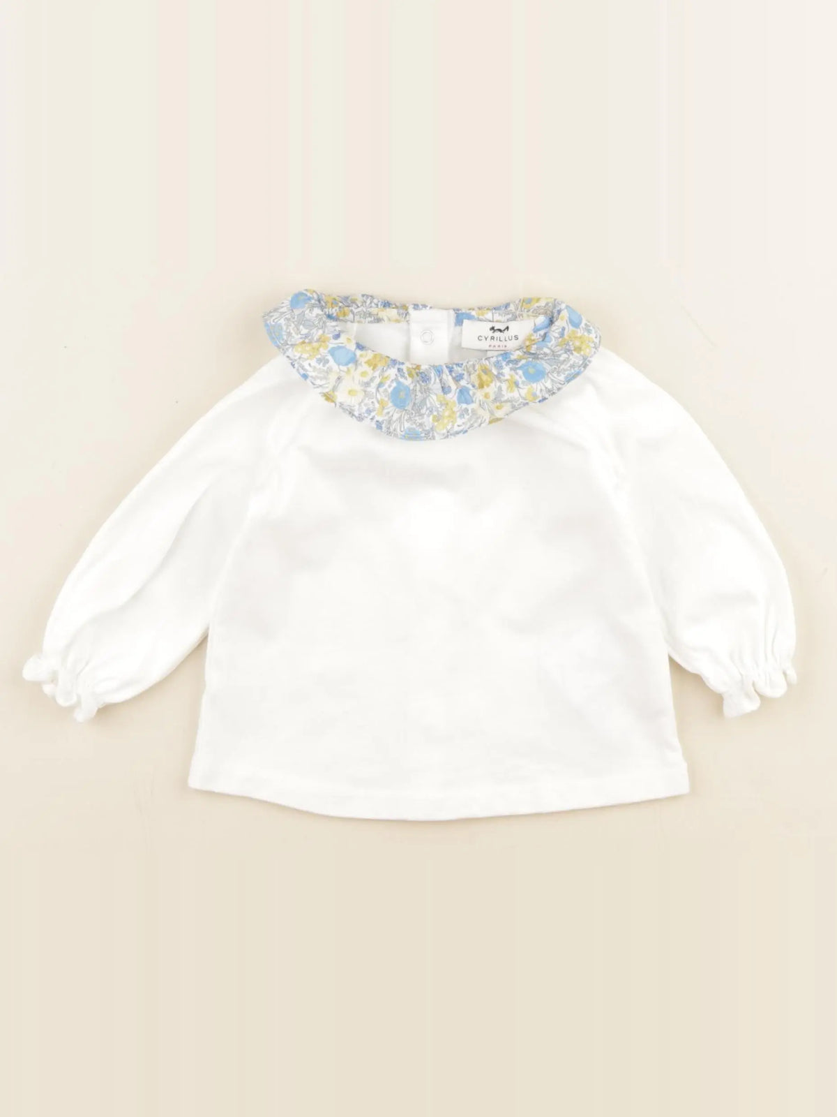 Cyrillus - tee-shirt blanc - 6 mois