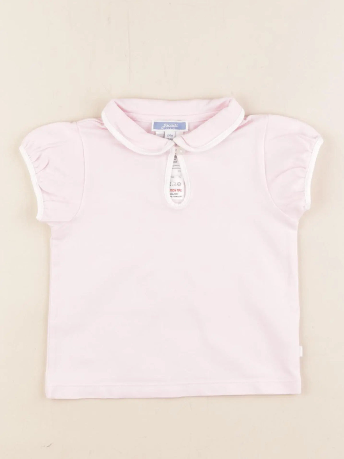 Jacadi - polo rose - 24 mois