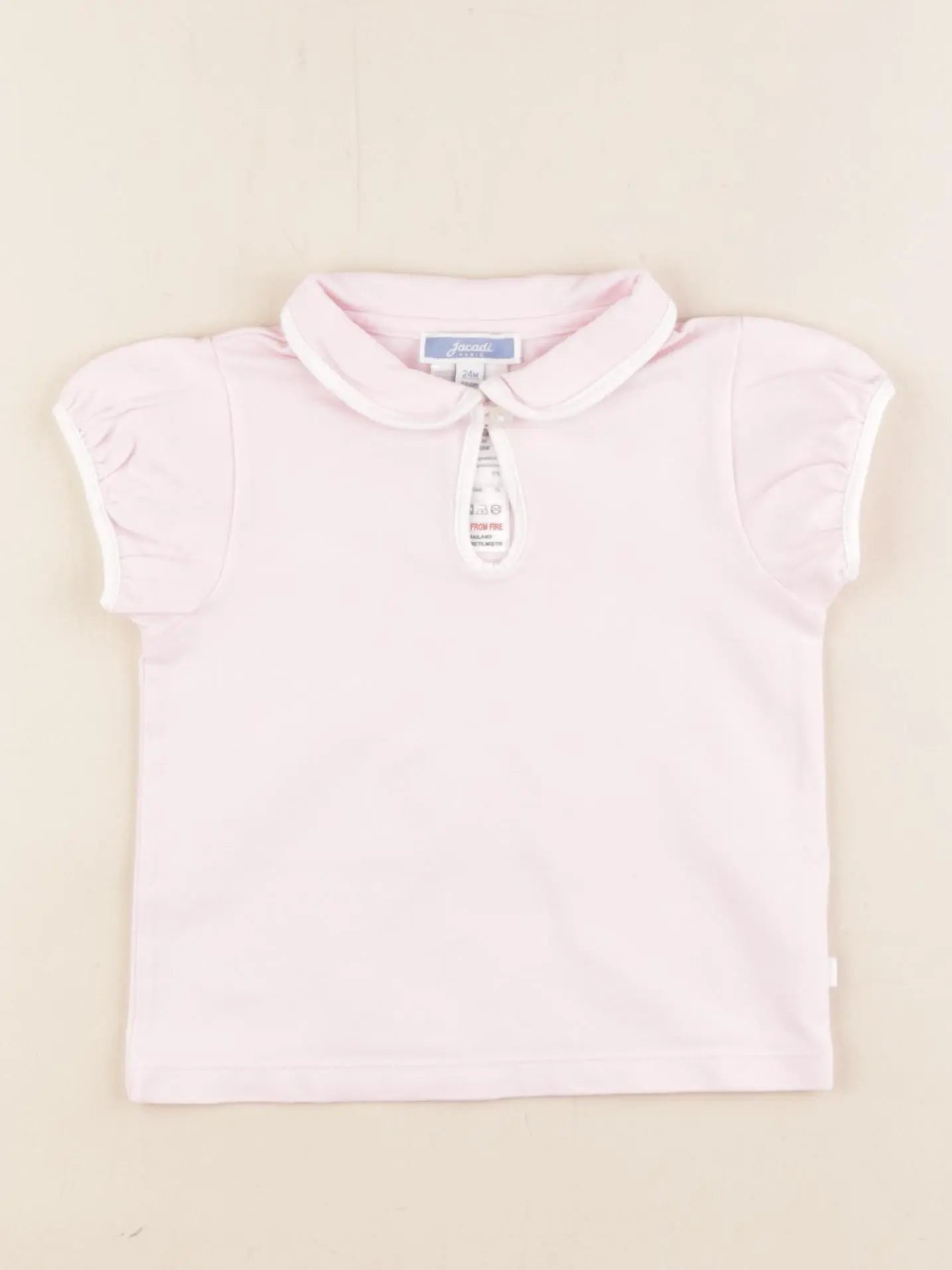 Jacadi - polo rose - 24 mois