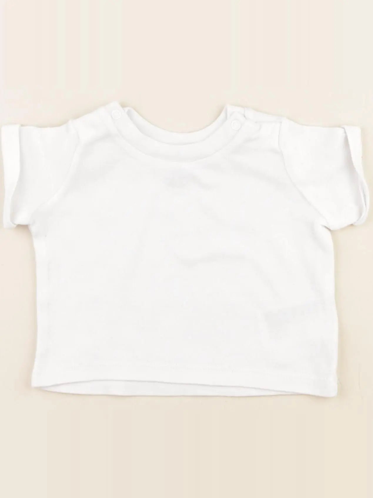 H&M - tee-shirt blanc - 0/1 mois