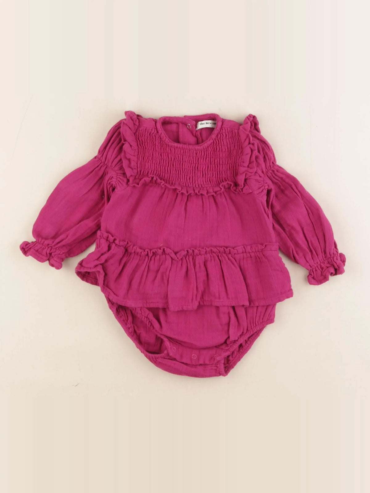 The new society - combinaison rose - 6 mois
