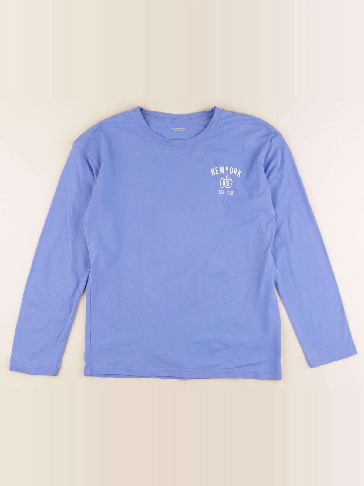 Vertbaudet - tee-shirt bleu - 14 ans