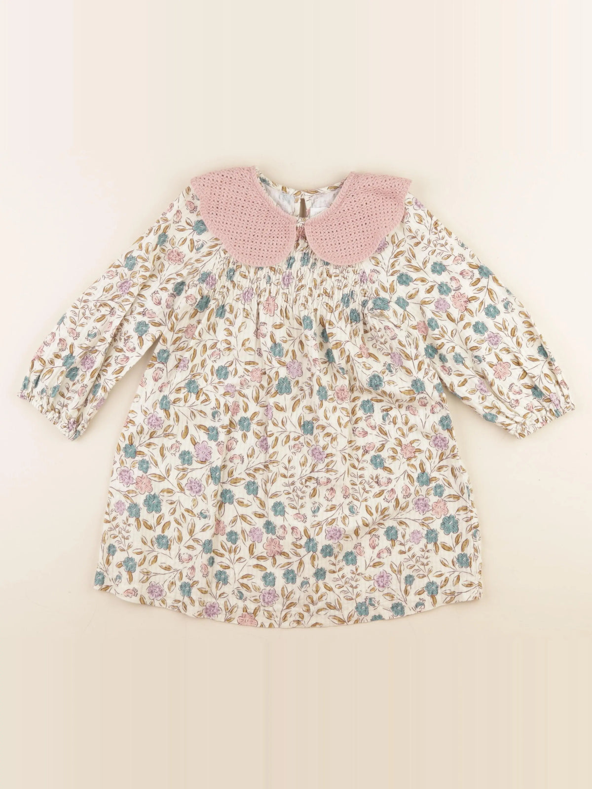 Zara - robe beige - 4/5 ans