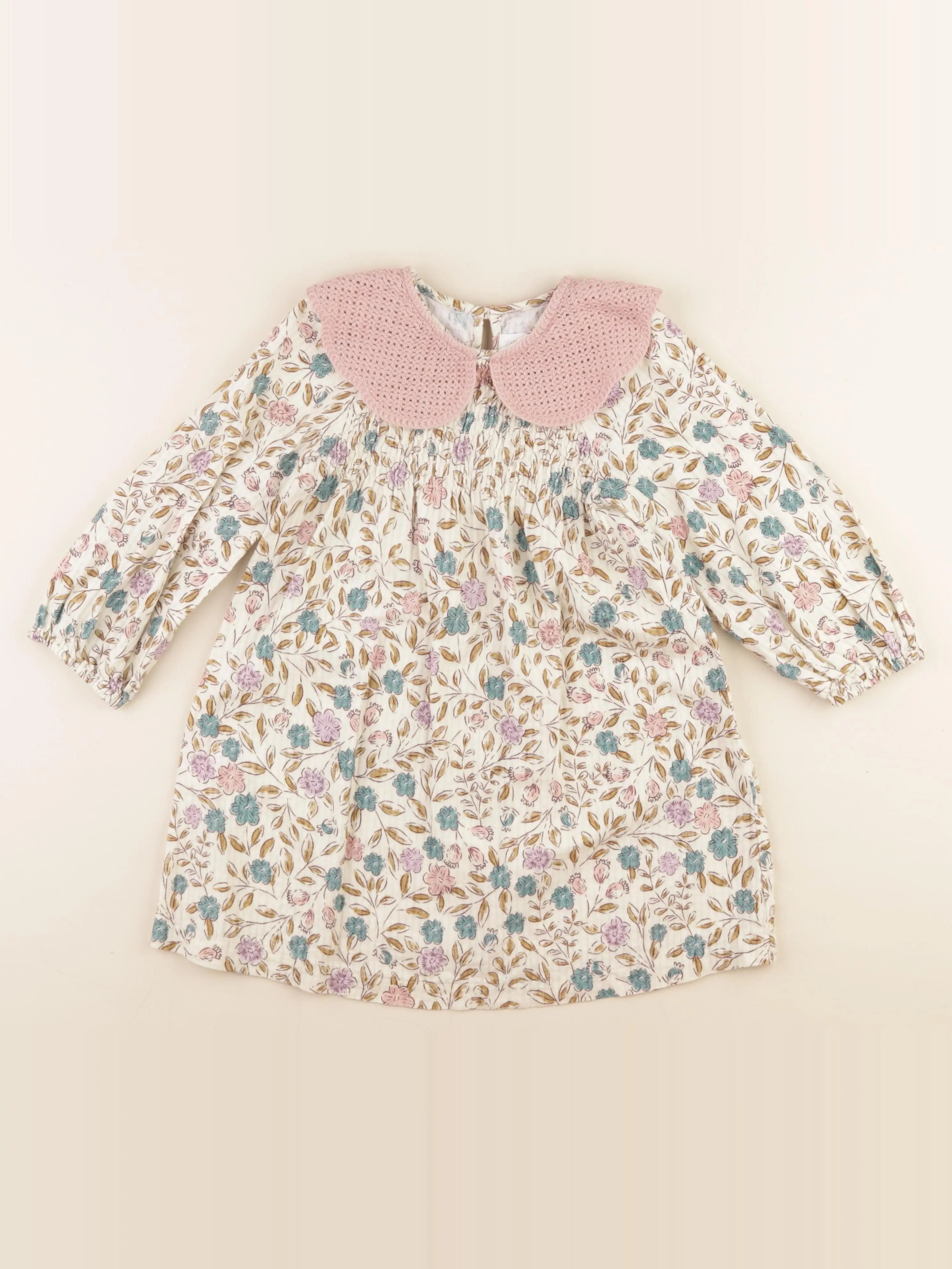 Zara - robe beige - 4/5 ans