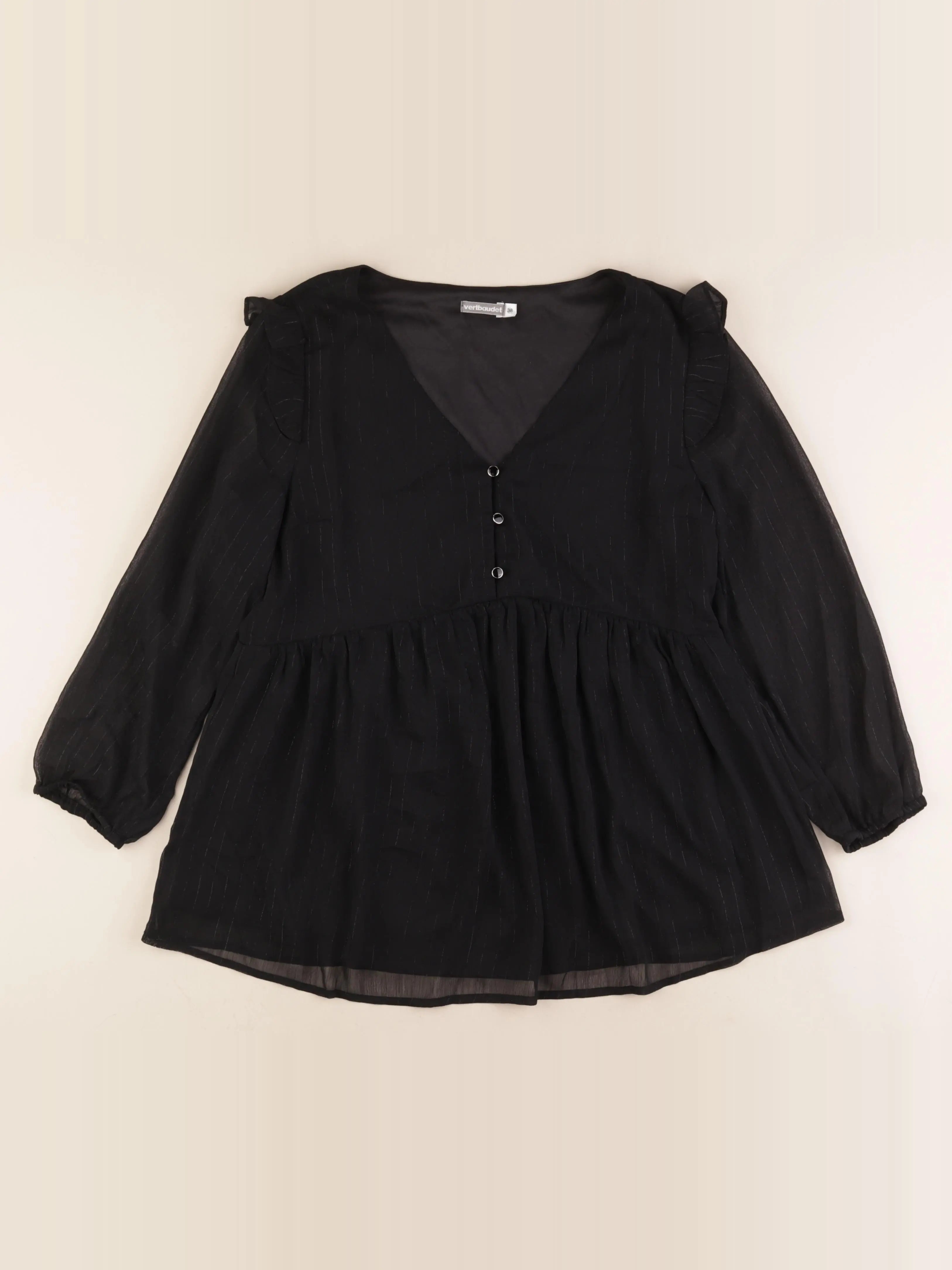 Vertbaudet - blouse grossesse noir - 38