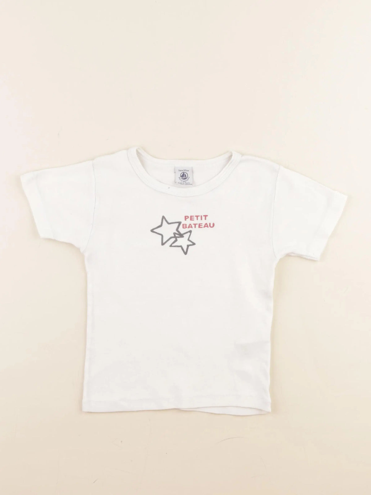 Petit Bateau - maillot de corps blanc - 3 ans