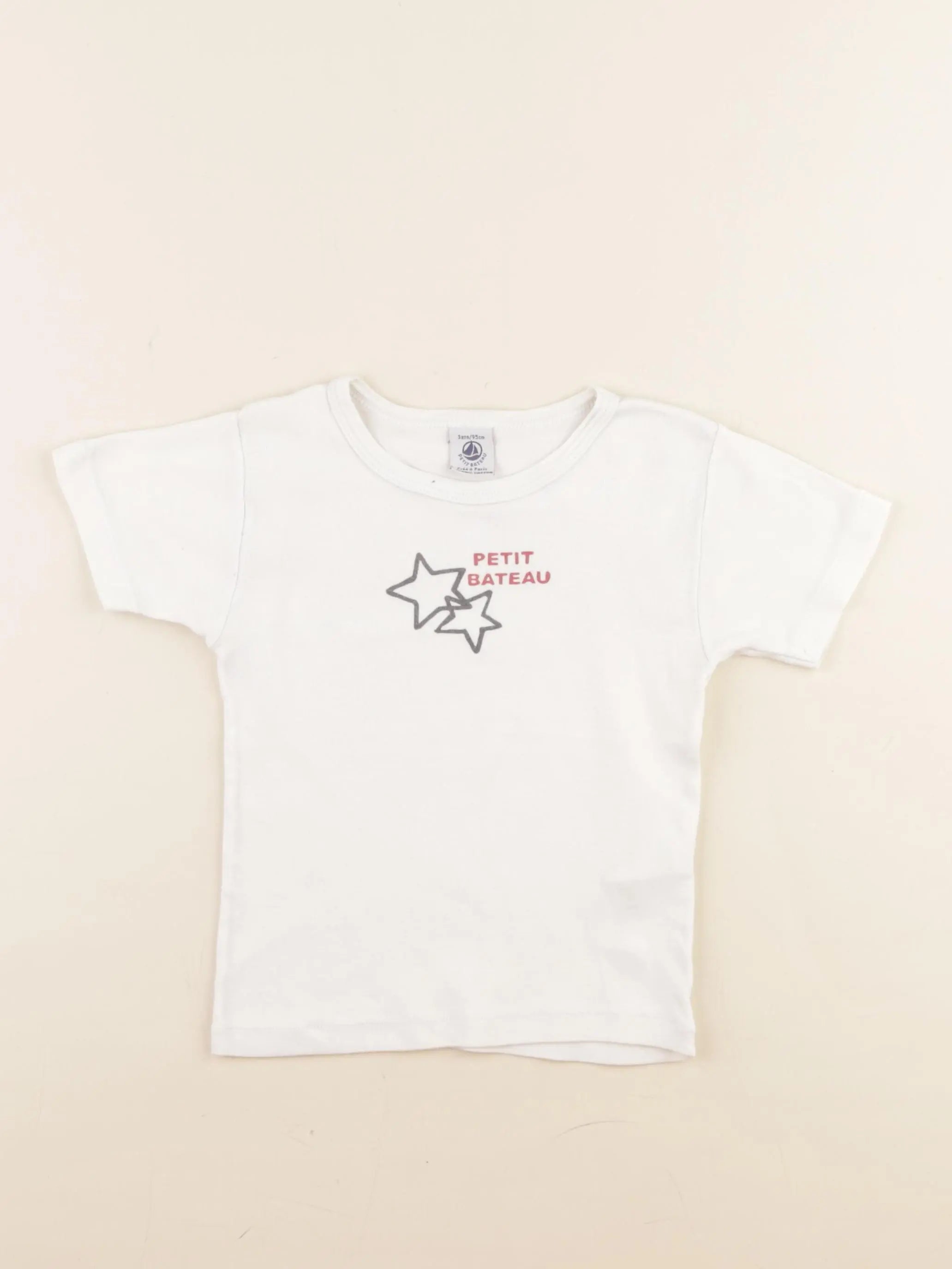 Petit Bateau - maillot de corps blanc - 3 ans