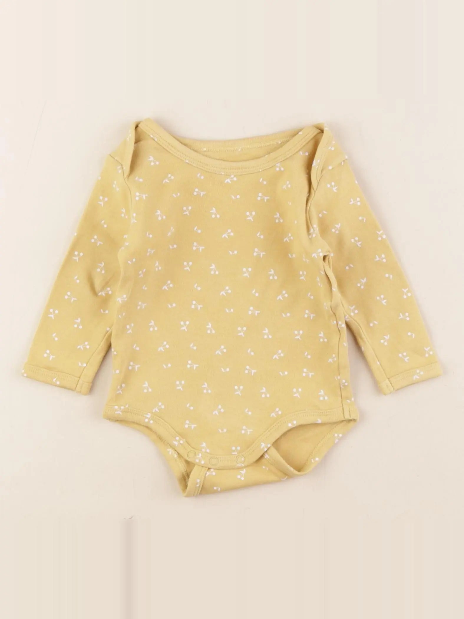 Vertbaudet - body jaune - 6 mois