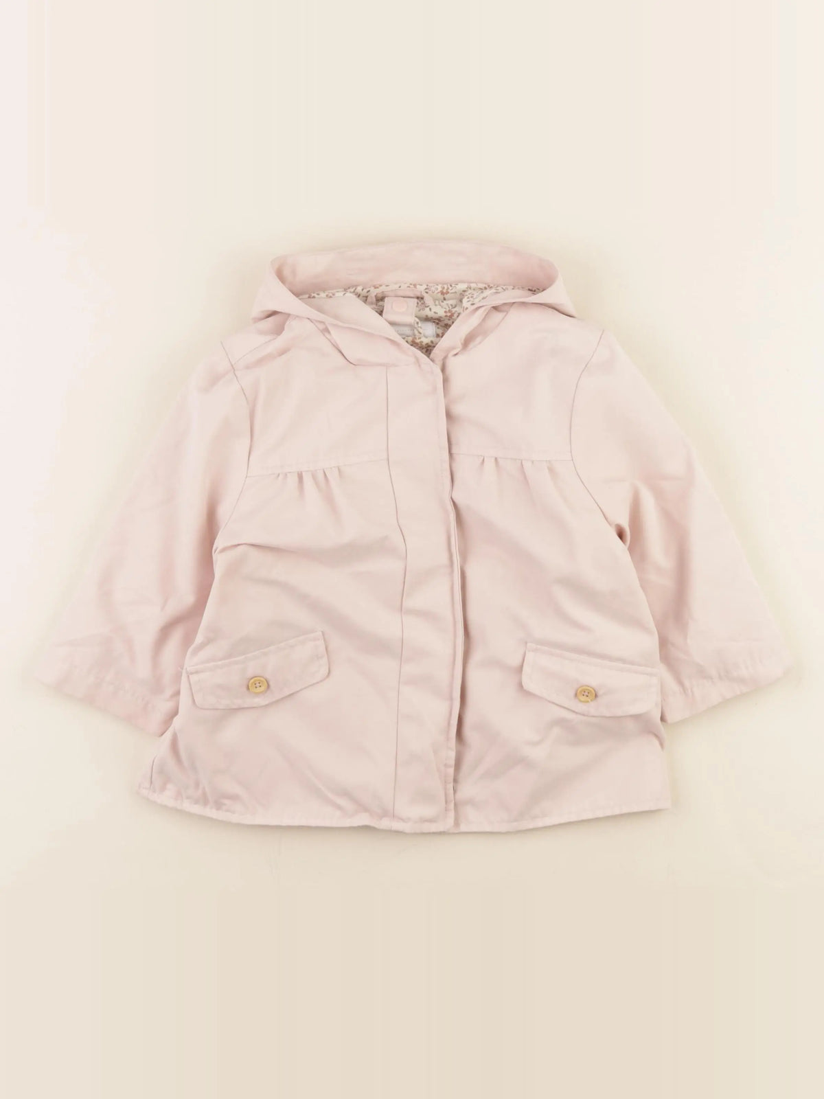 Vertbaudet - parka rose - 18 mois