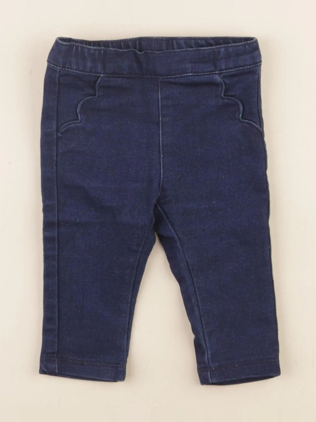 Jacadi - jegging bleu - 6 mois