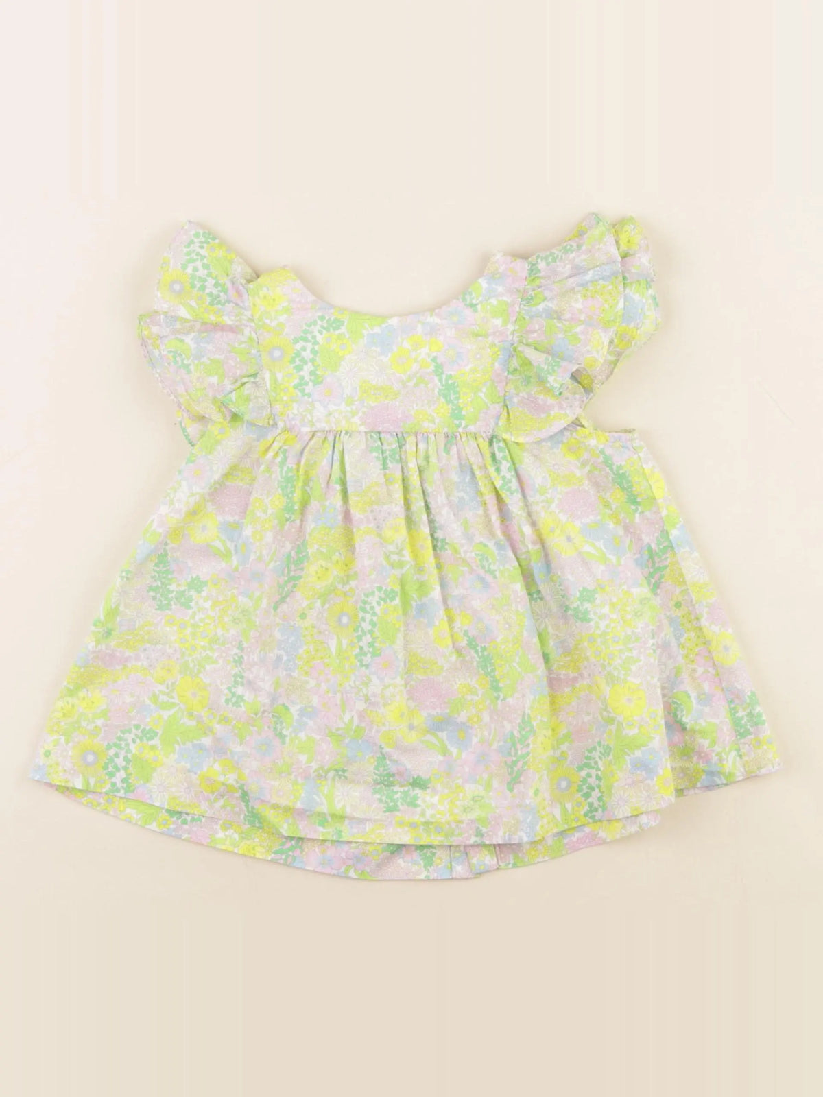 Jacadi - blouse liberty vert - 36 mois