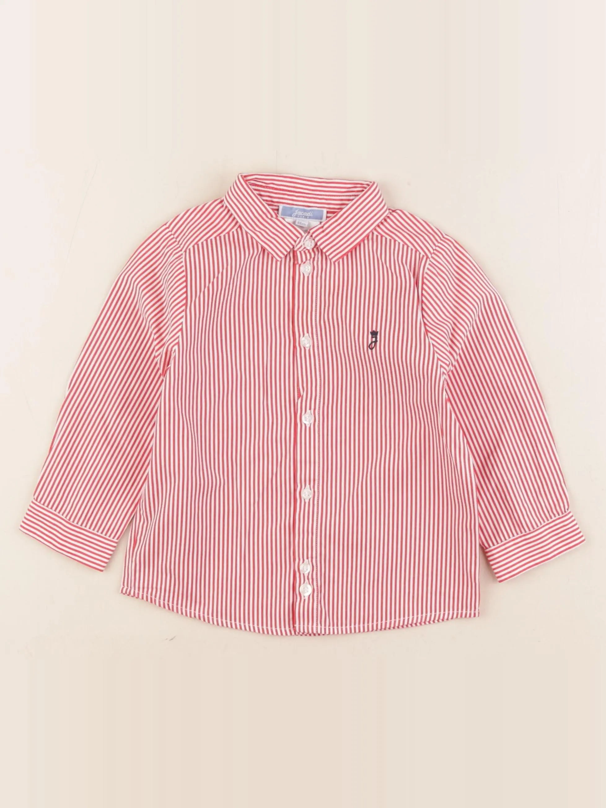 Jacadi - chemise rouge - 24 mois