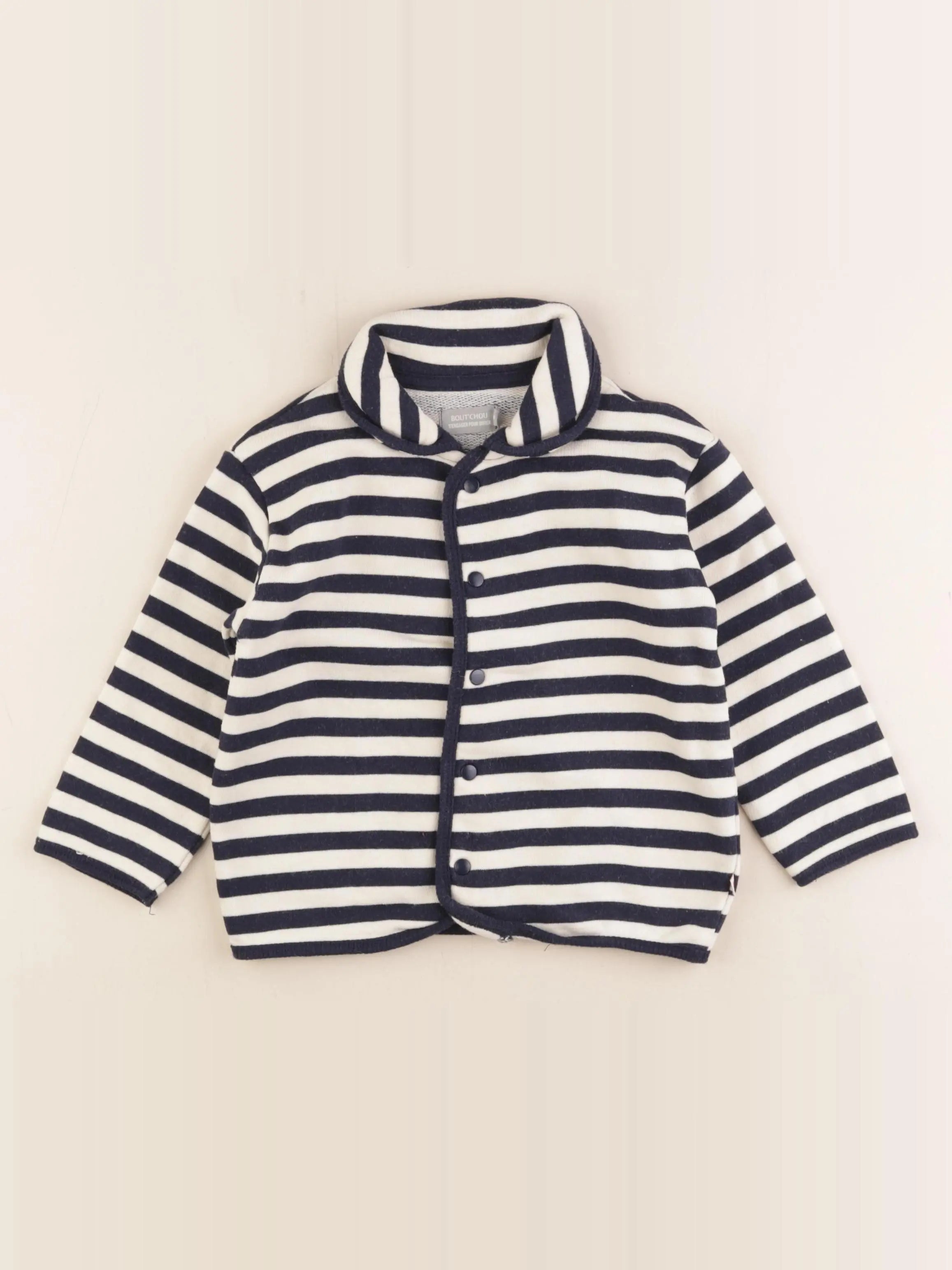 Boutchou - sweat bleu - 36 mois