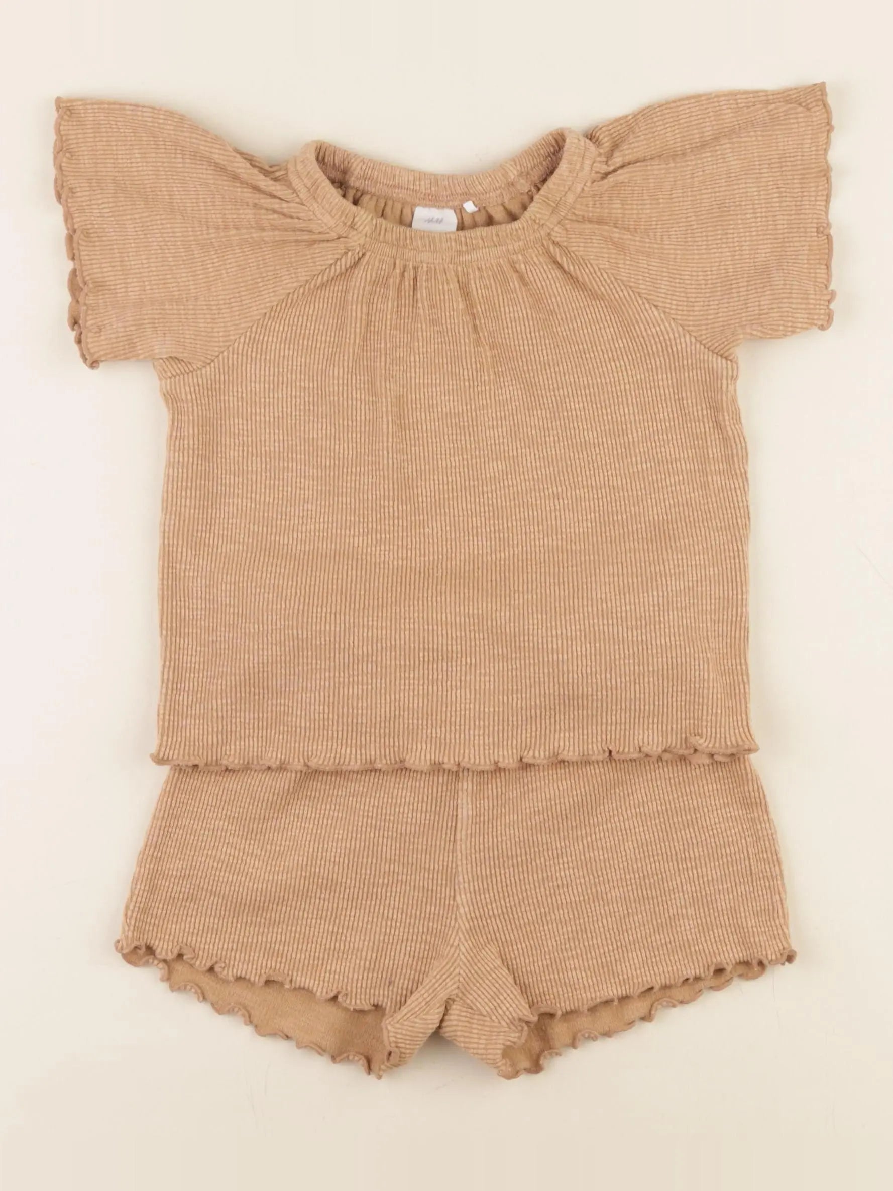 H&M - ensemble marron - 18 mois