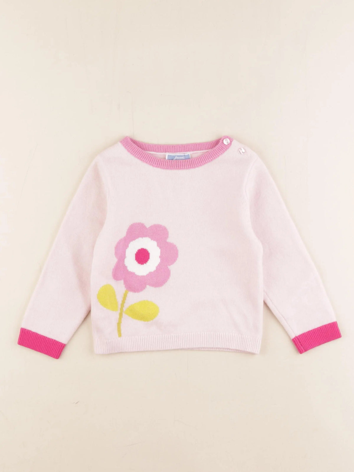 Jacadi - pull rose - 24 mois