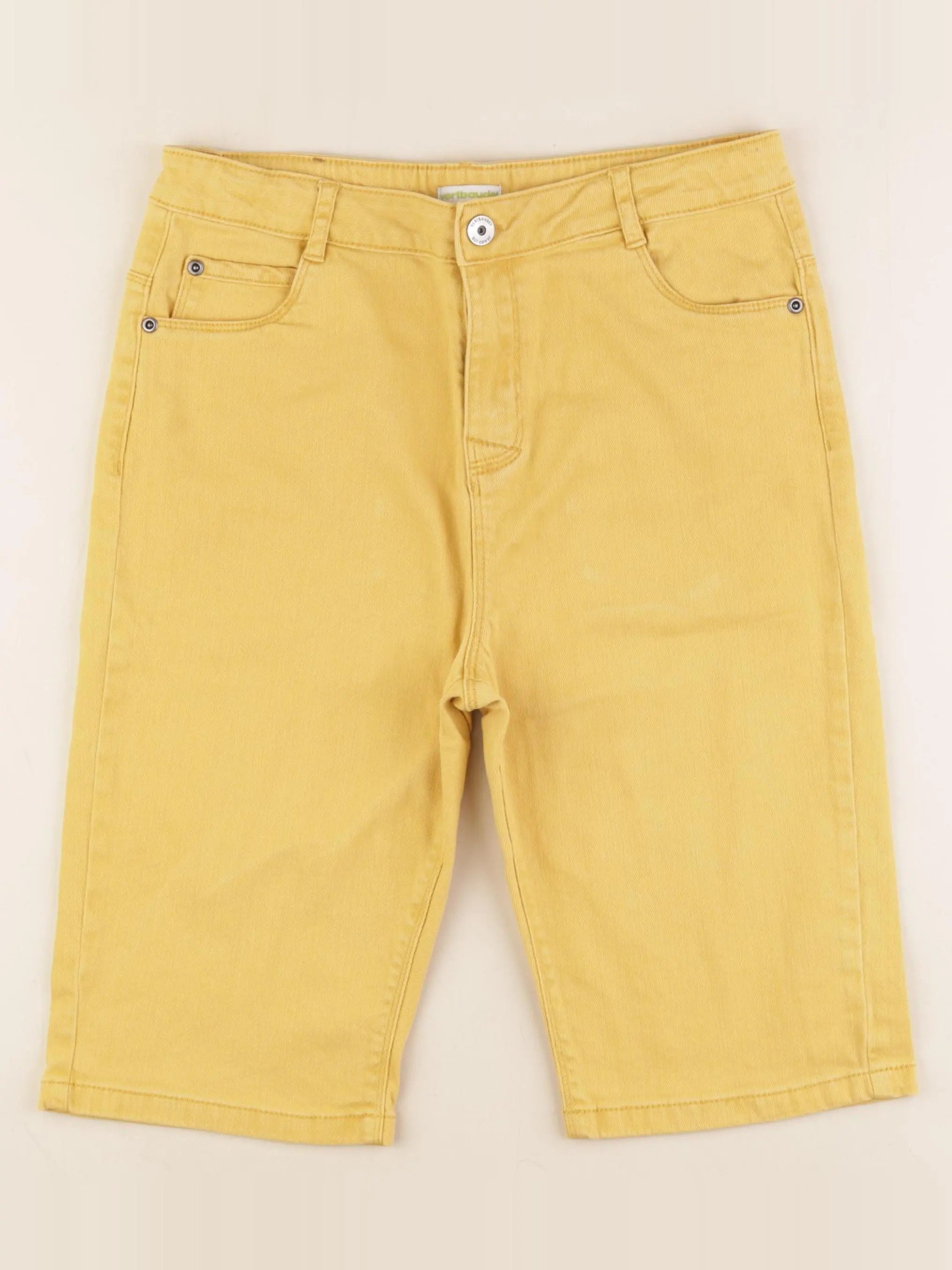 Vertbaudet - short jaune - 14 ans