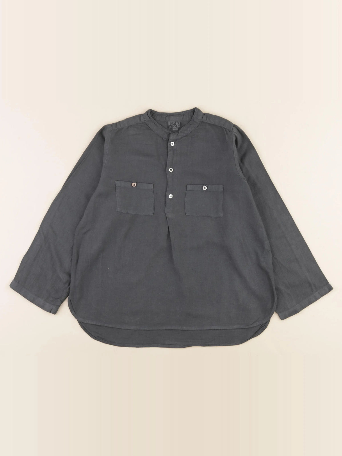 Bonton - chemise gris - 8 ans