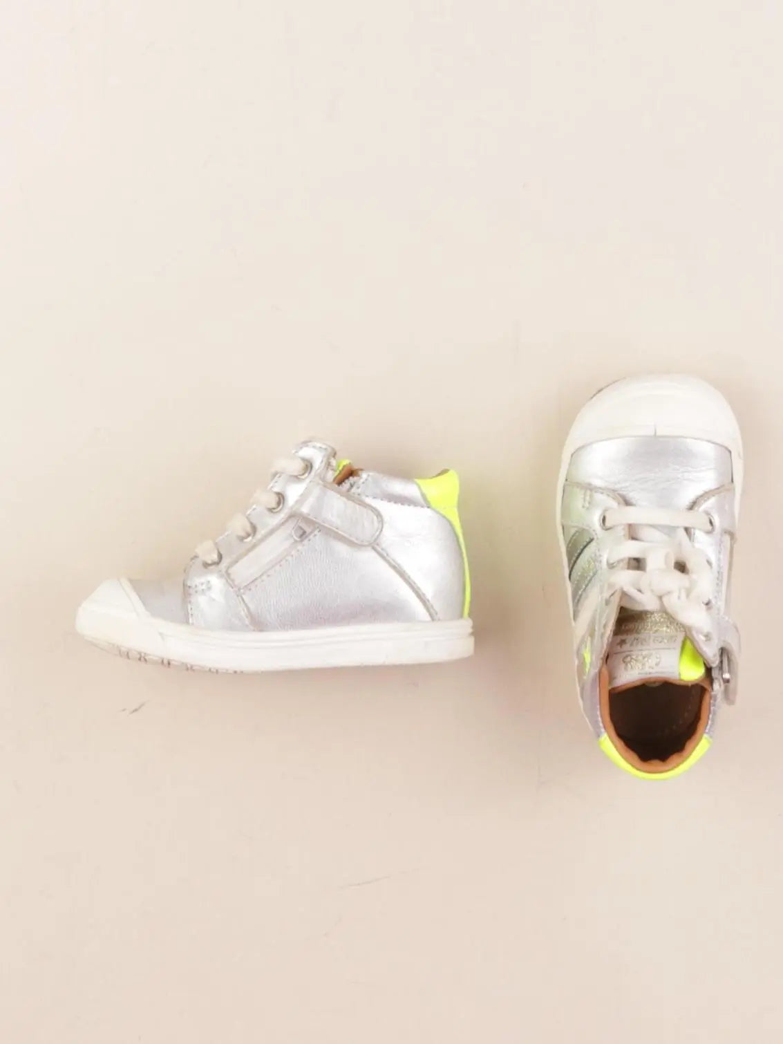 GBB - baskets argent - pointure 21