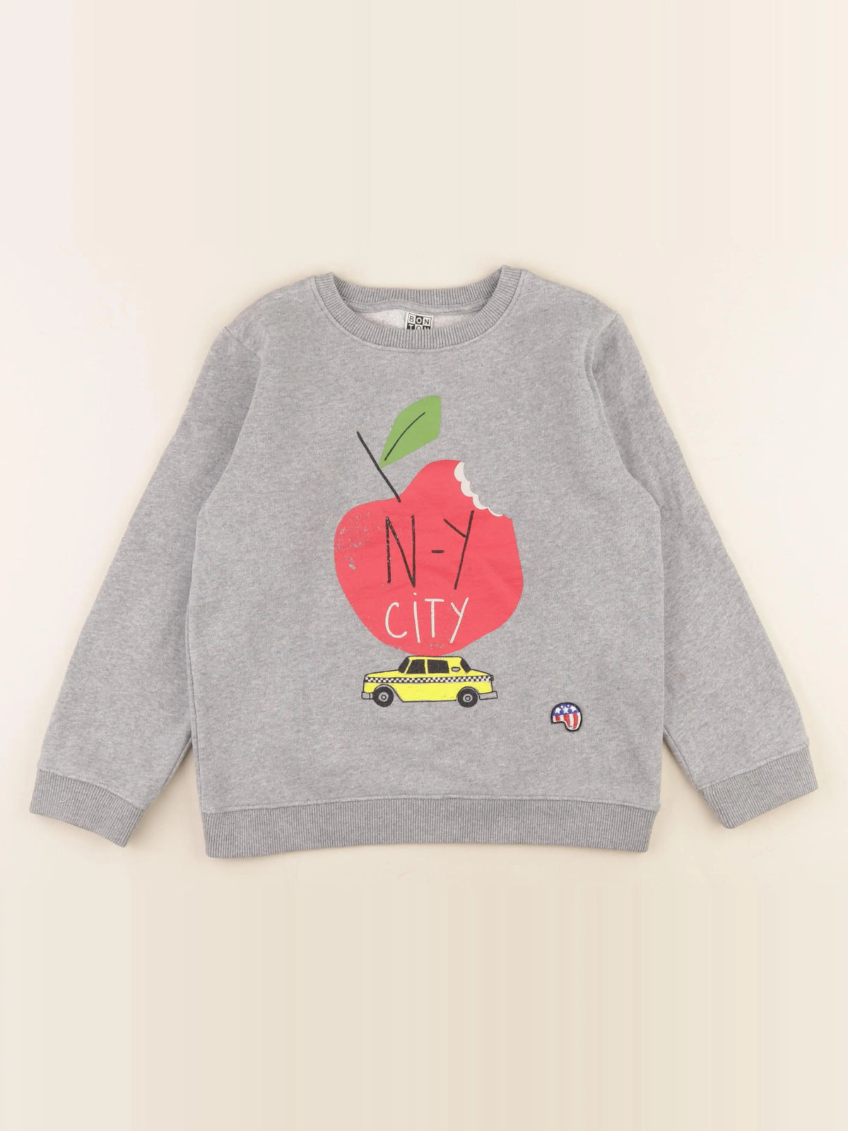 Bonton - sweat gris - 10 ans