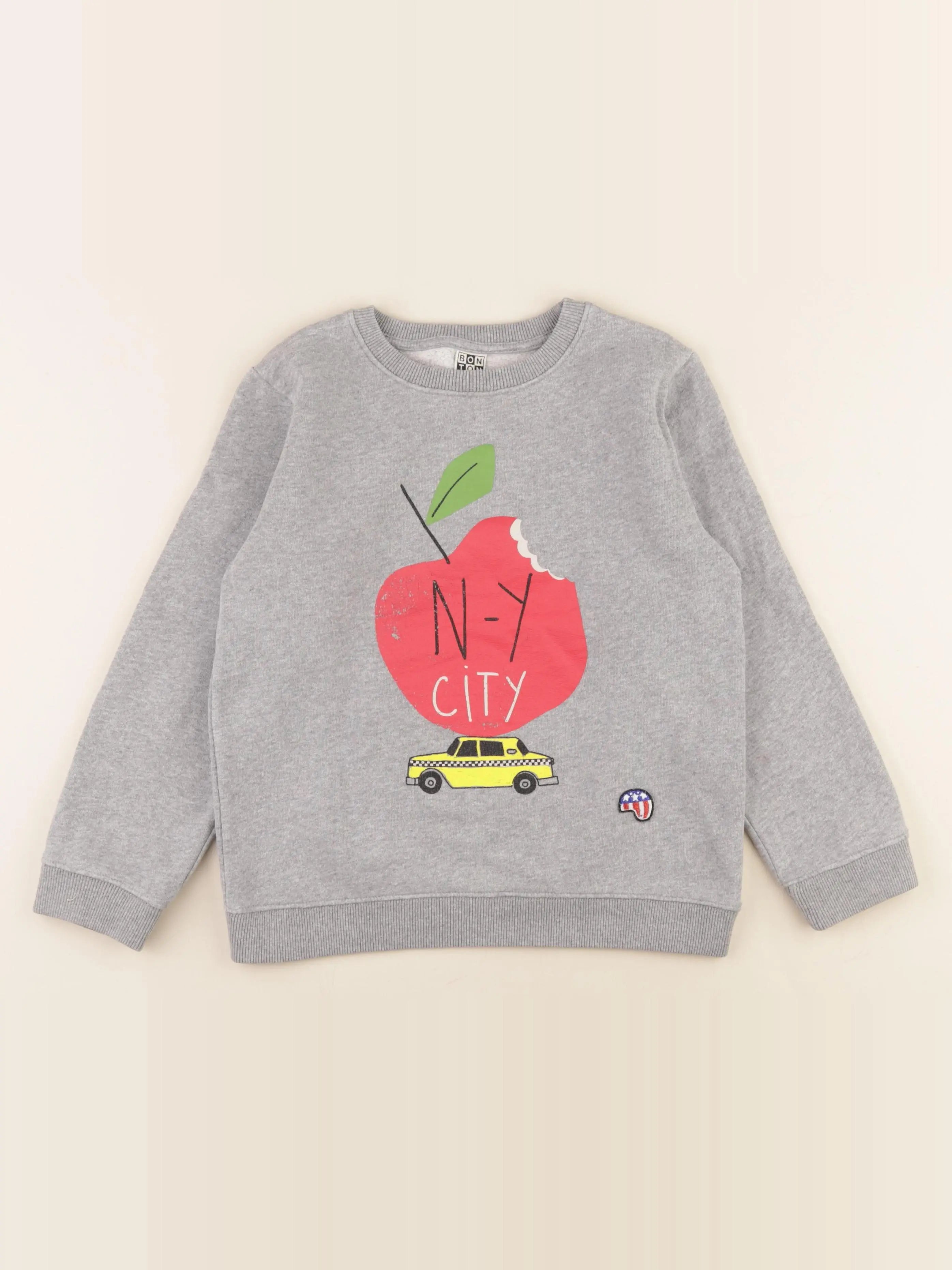 Bonton - sweat gris - 10 ans