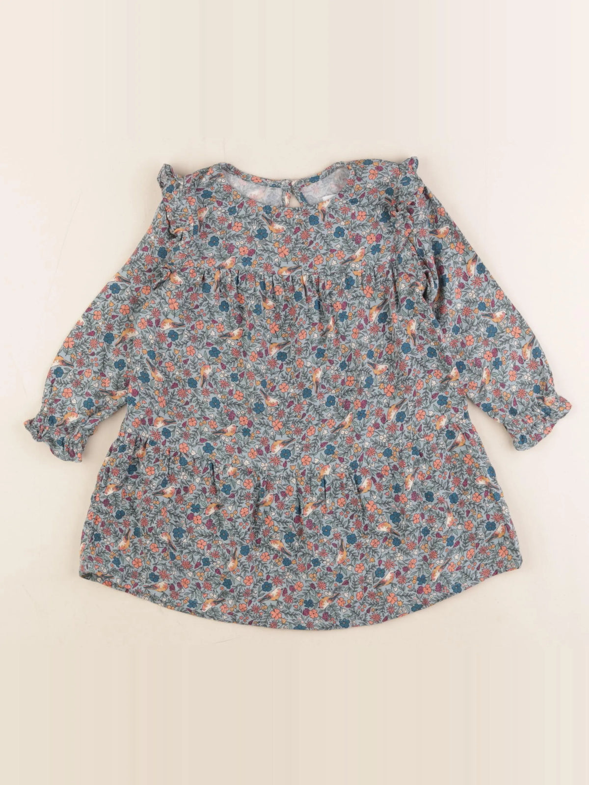 Vertbaudet - robe multicolore - 2 ans