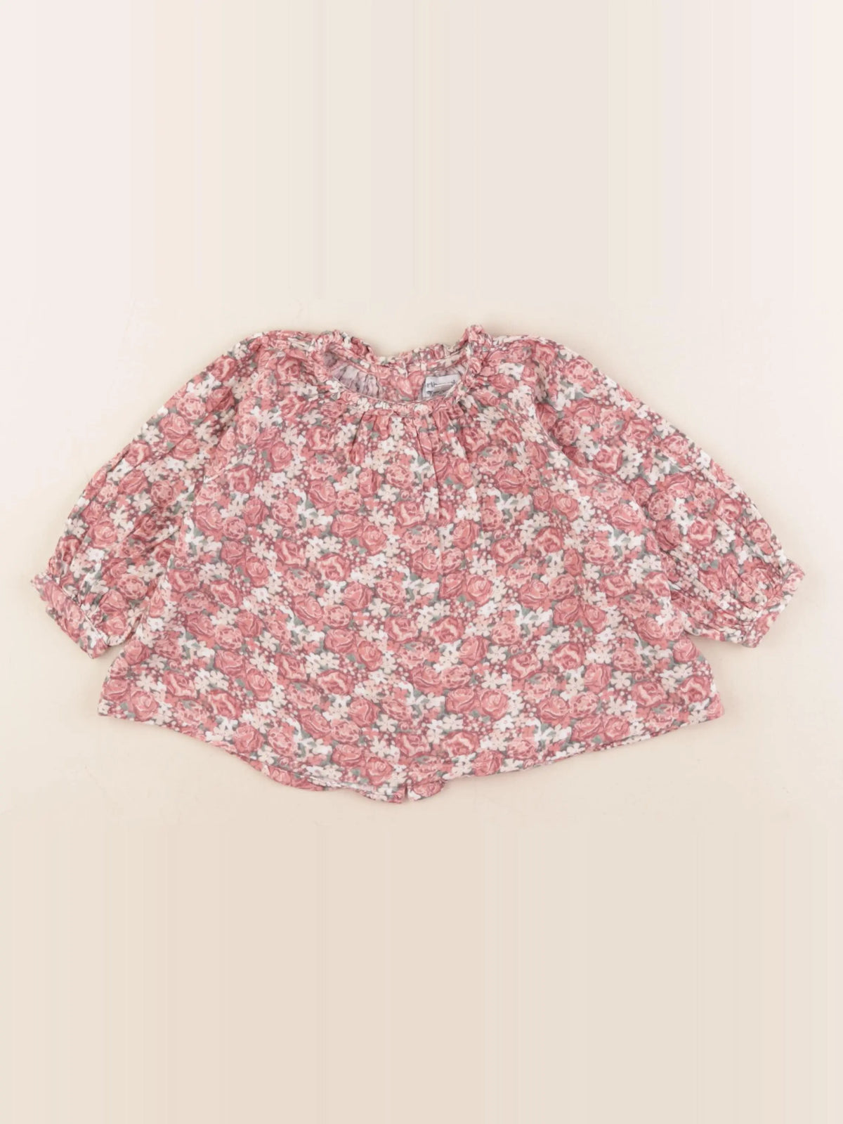Vertbaudet - blouse rose - 12 mois