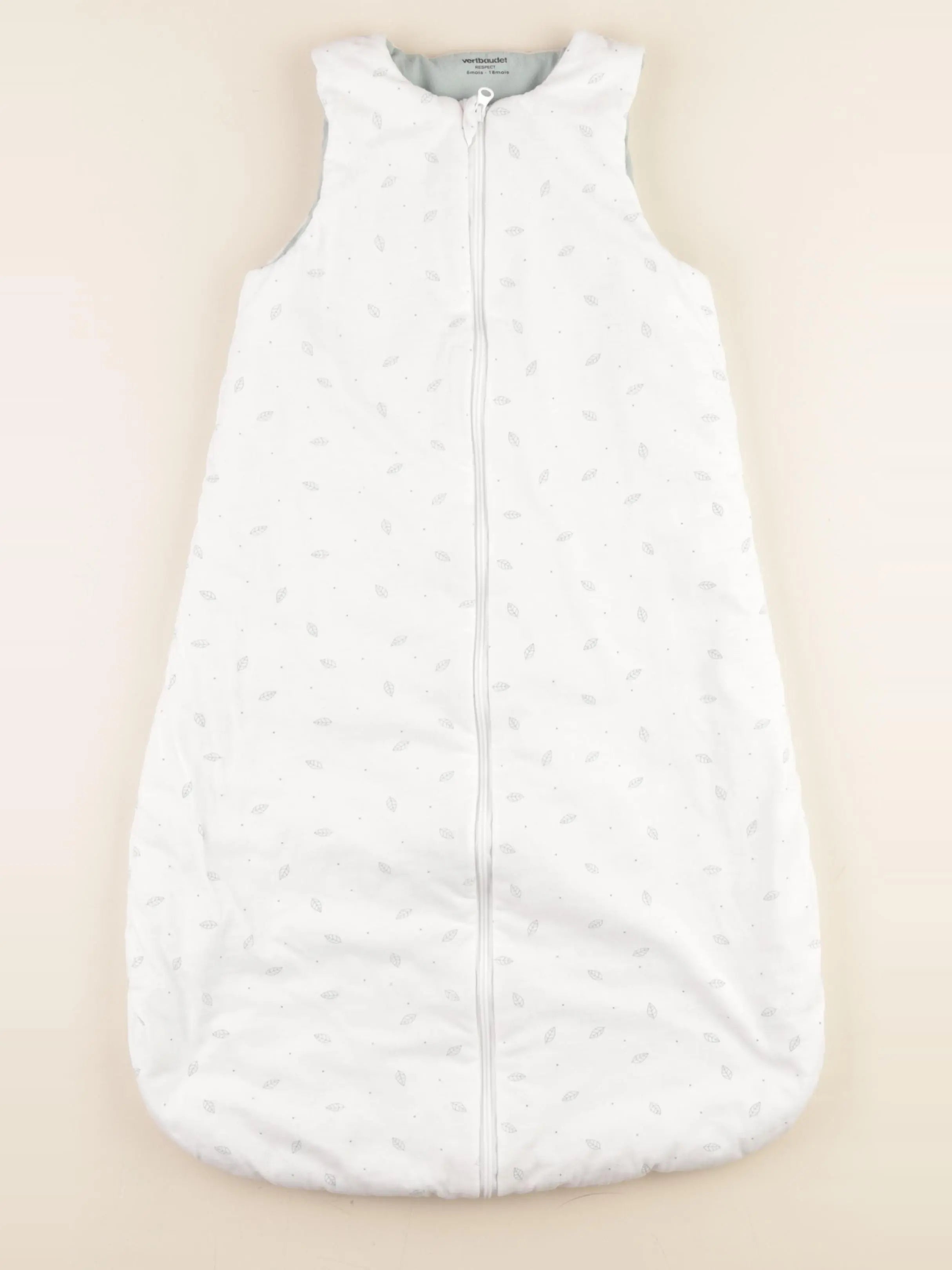 Vertbaudet - gigoteuse TOG 2,5 blanc - 6/18 mois