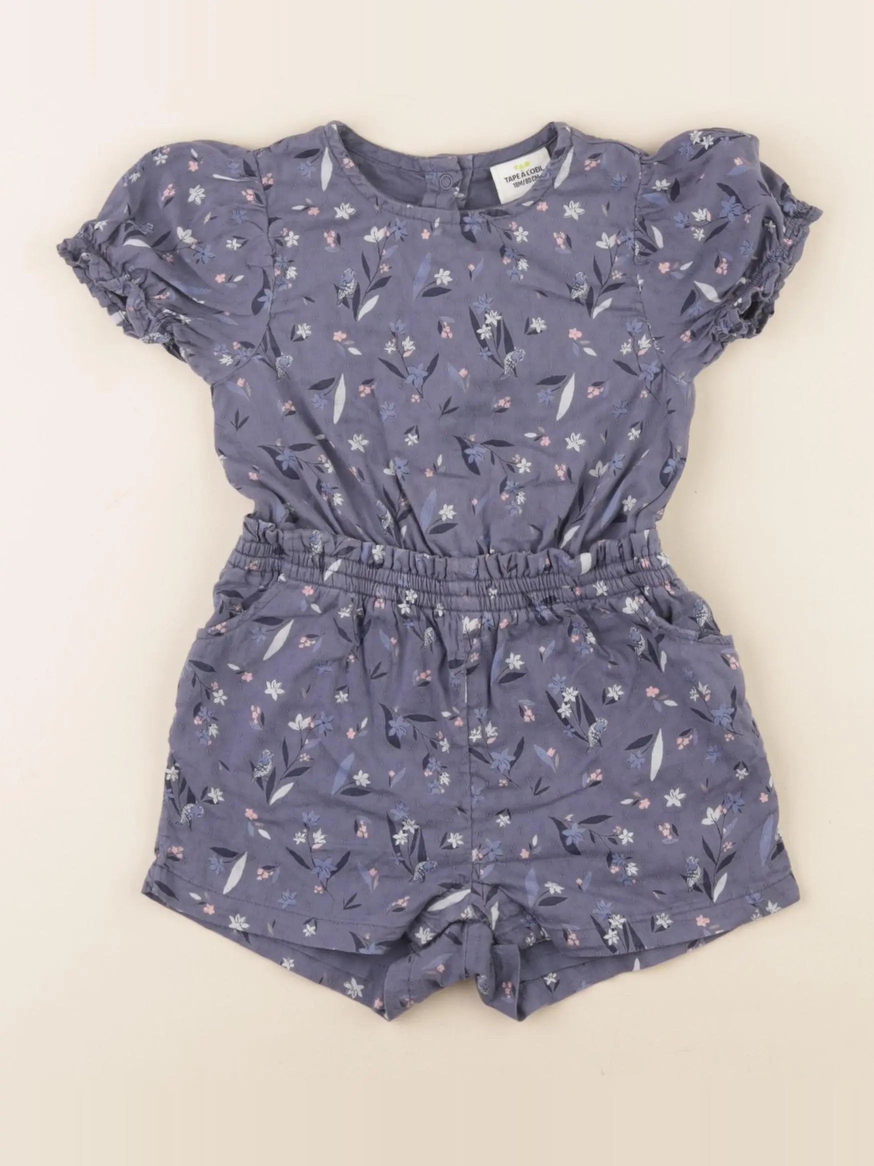 Tape à l'oeil - combinaison violet - 18 mois