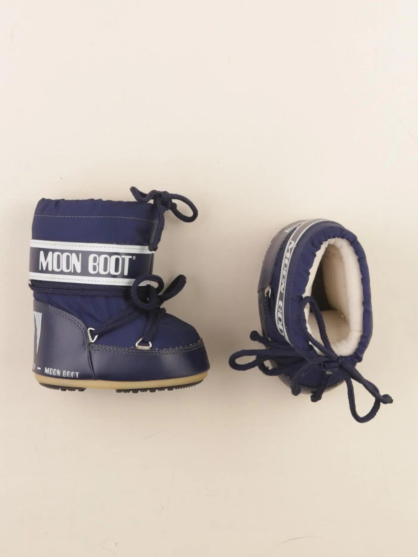 Moon Boots - boots ski bleu - pointure 19/22