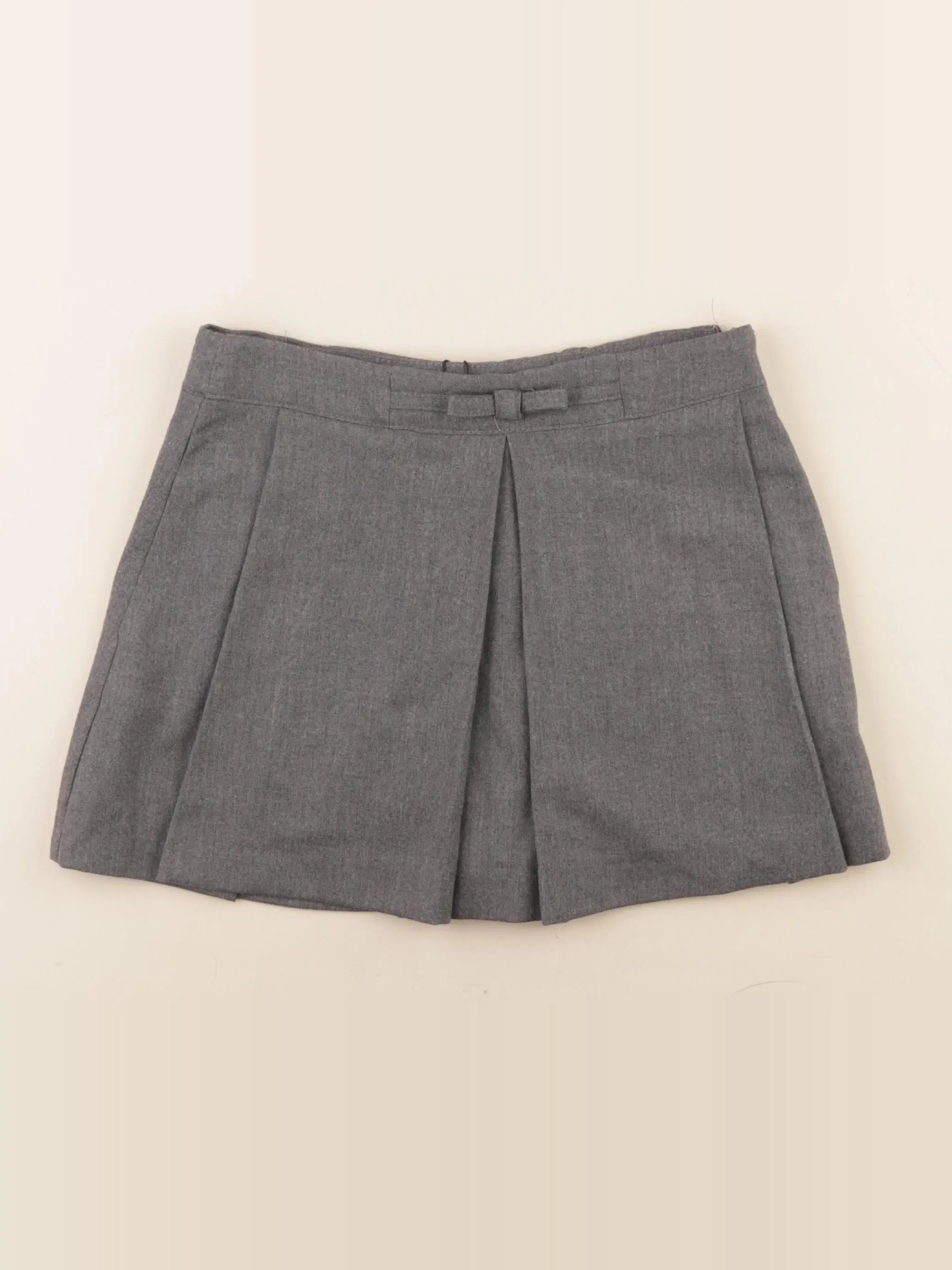Zara - jupe short gris - 10 ans