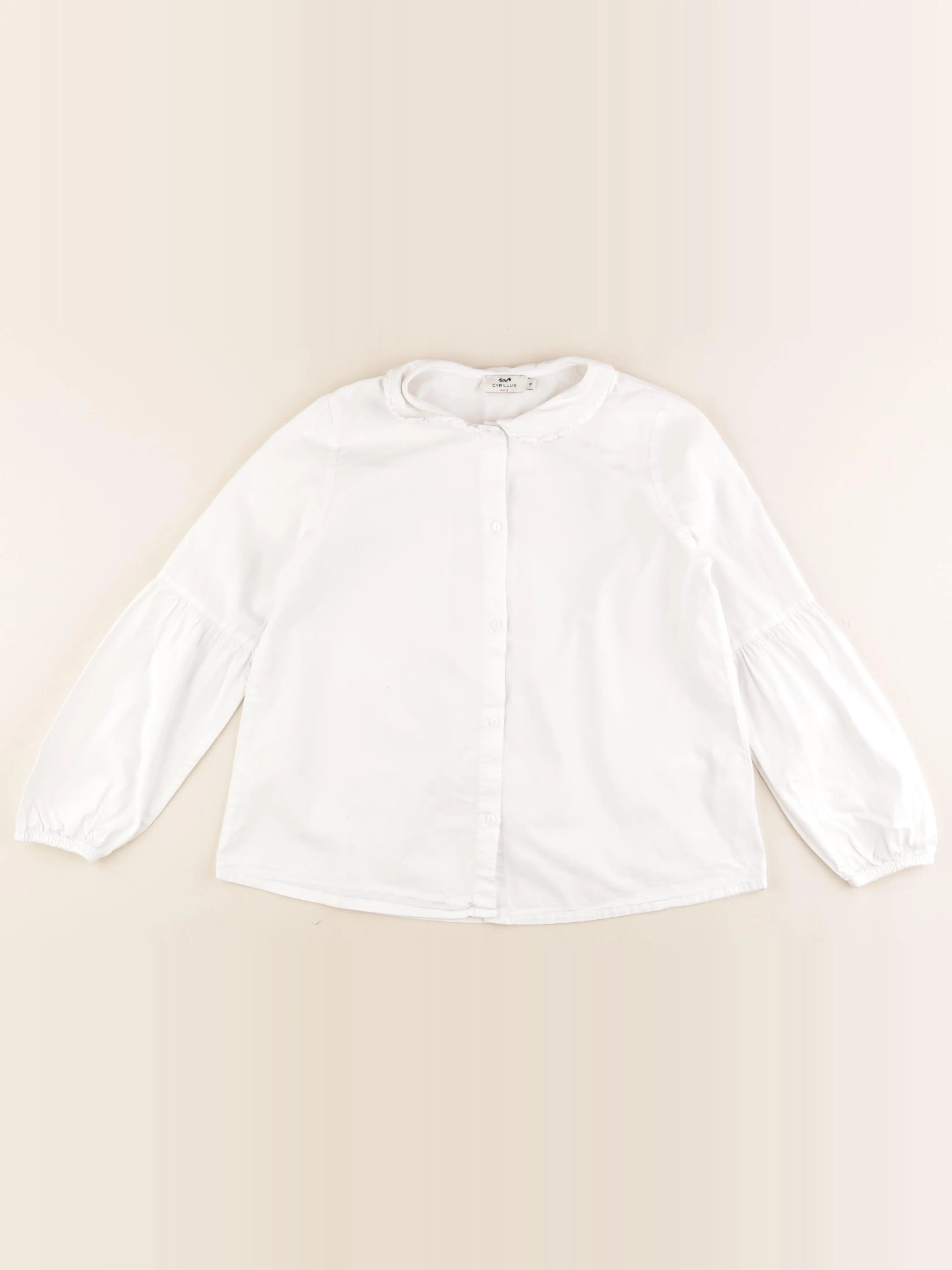 Cyrillus - blouse blanc - 10 ans