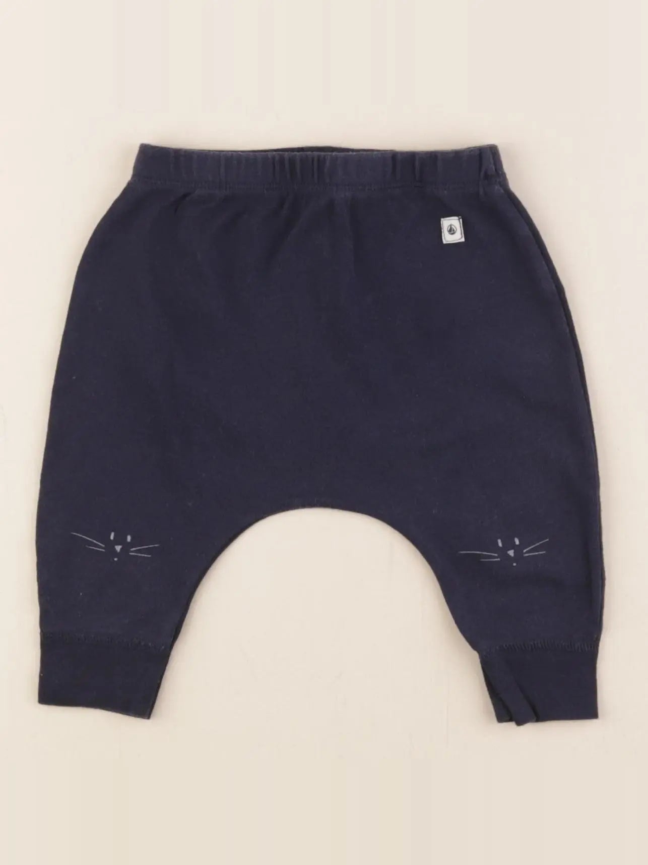 Petit Bateau - legging bleu - 3 mois