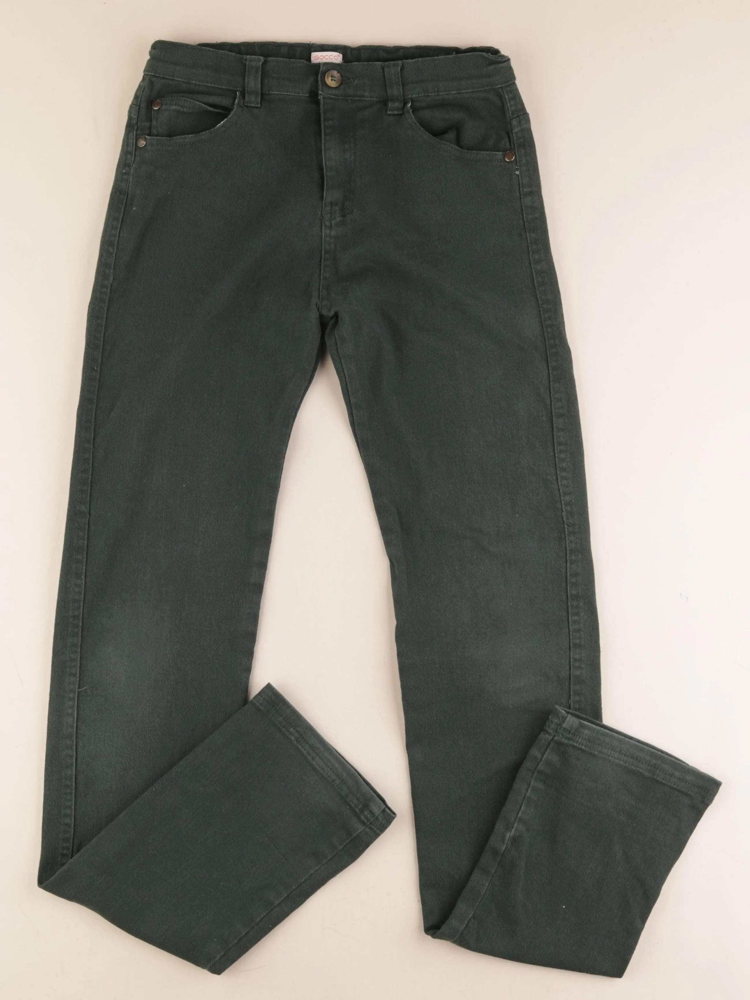 Gocco - pantalon vert - 10/12 ans
